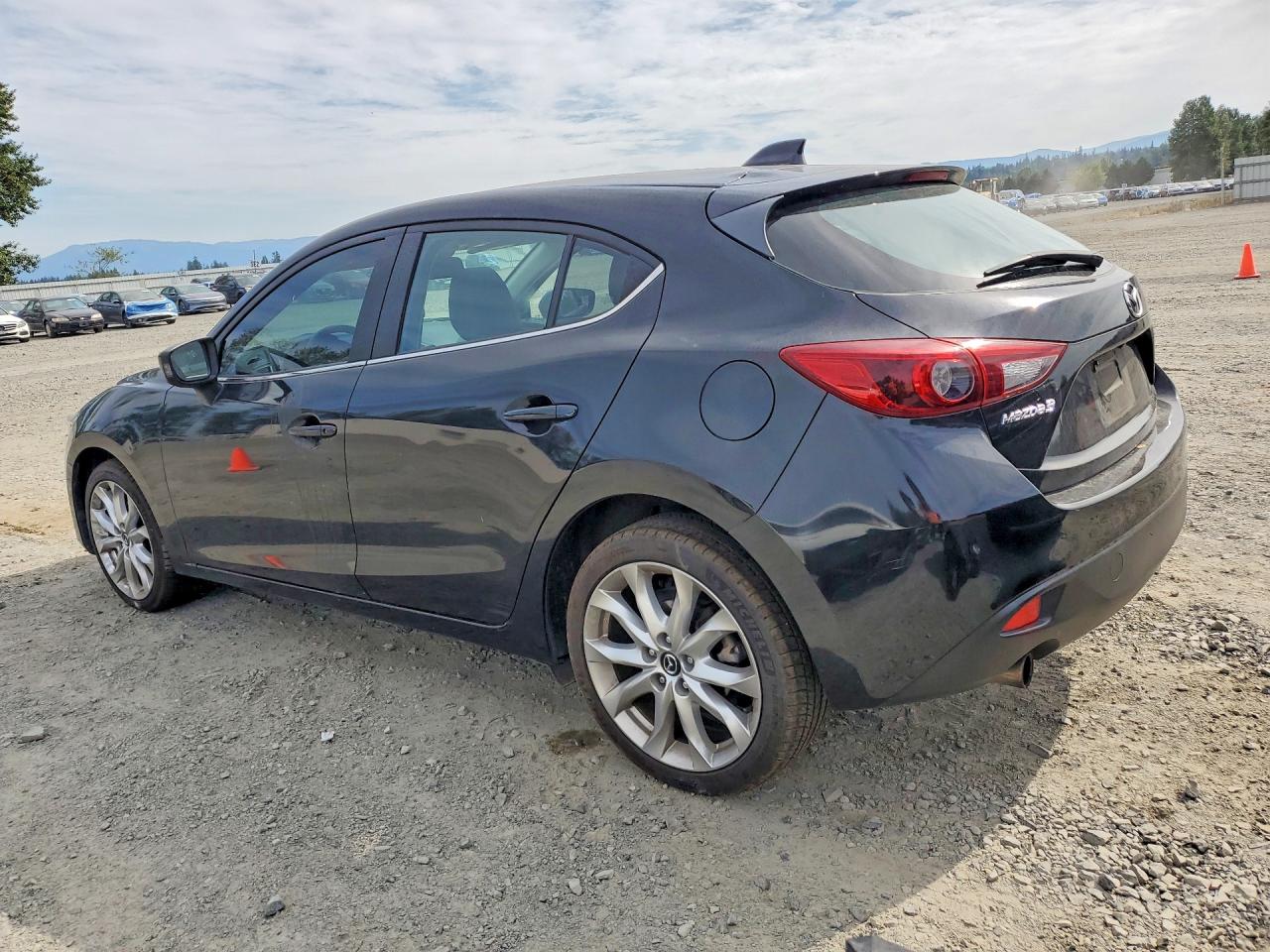 2015 Mazda 3 Grand Touring Black vin: JM1BM1M39F1233711