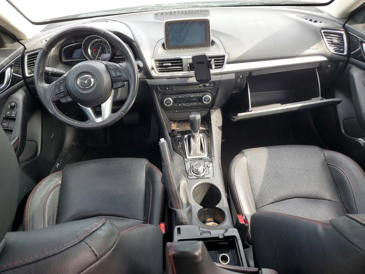 2015 Mazda 3 Grand Touring Black vin: JM1BM1M39F1233711