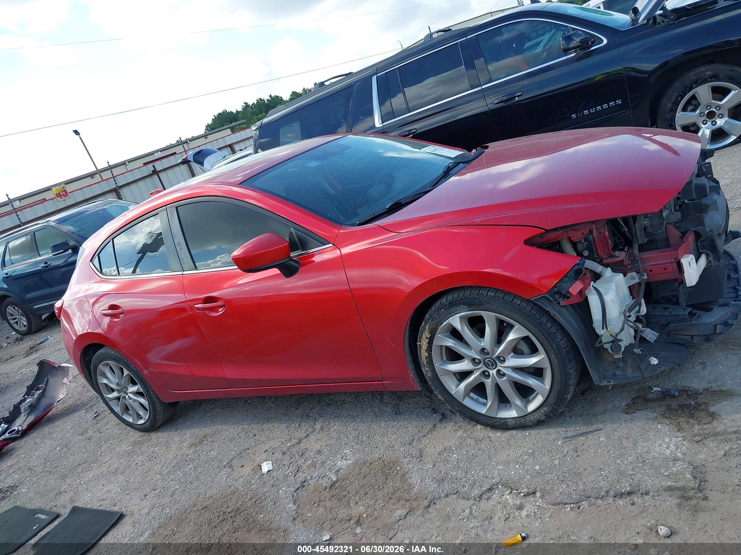 2014 Mazda Mazda3 S Grand Touring Burgundy vin: JM1BM1M3XE1101930