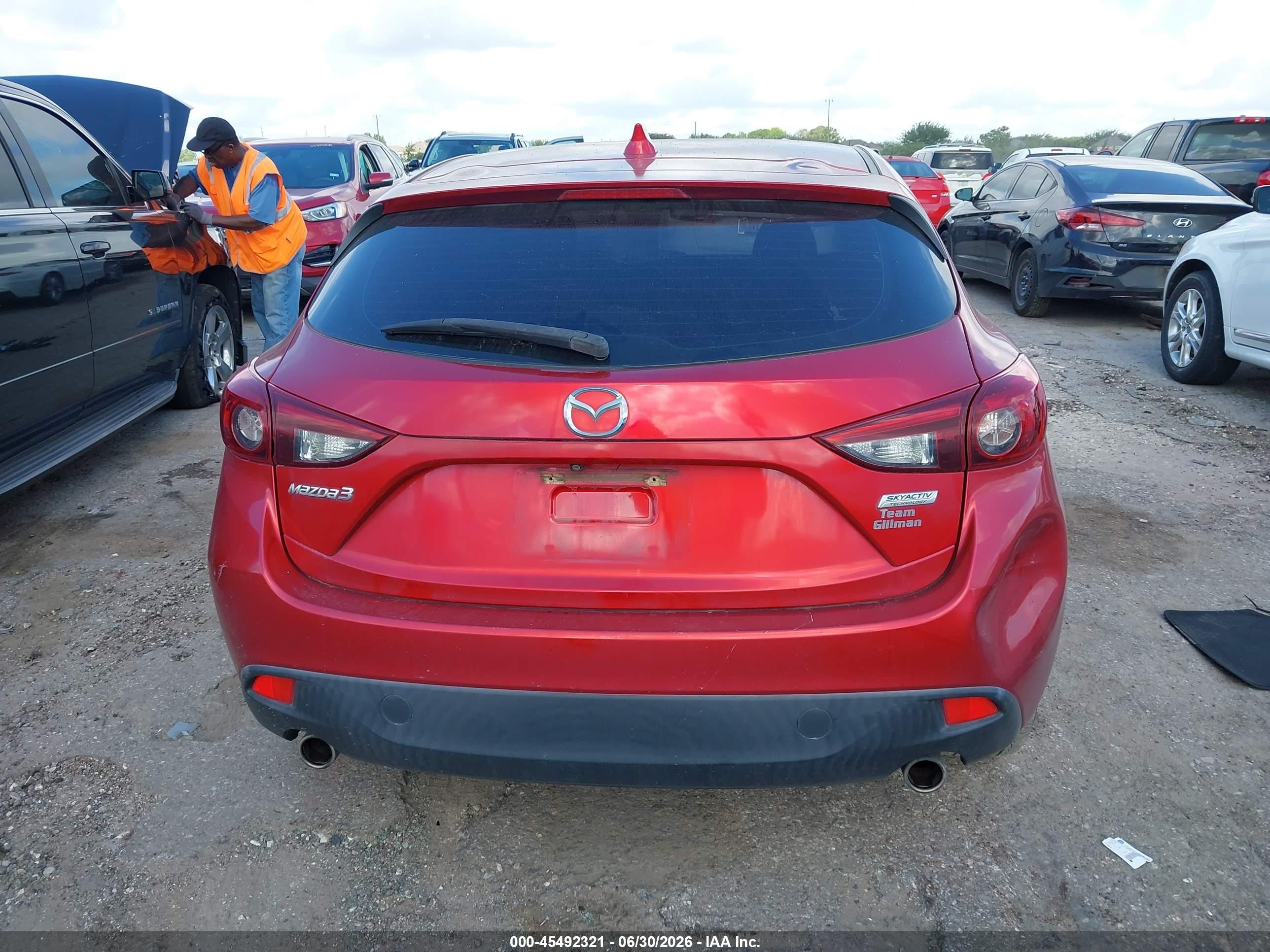 2014 Mazda Mazda3 S Grand Touring Burgundy vin: JM1BM1M3XE1101930