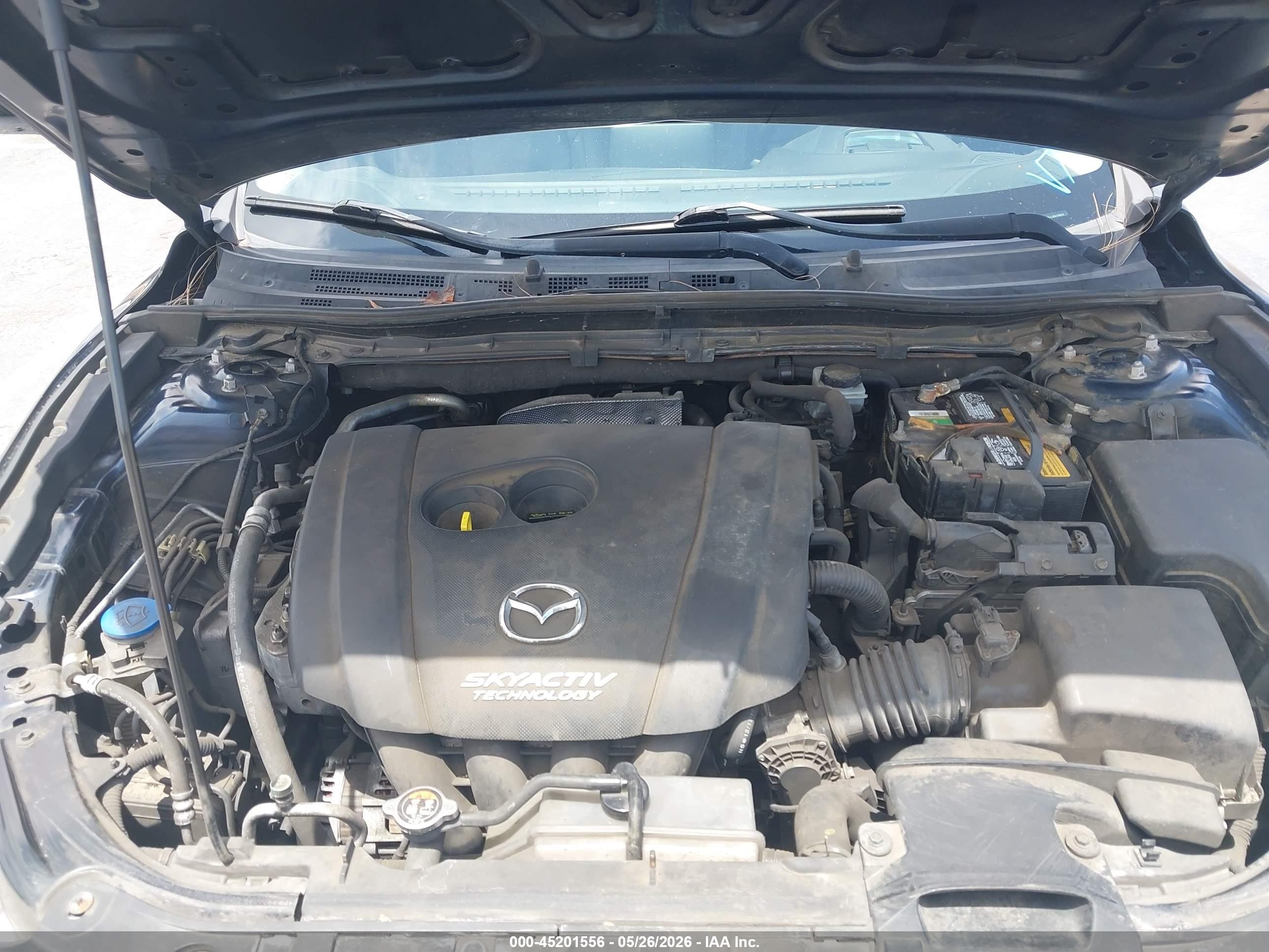 2014 Mazda Mazda3 S Grand Touring Синий vin: JM1BM1M3XE1201803