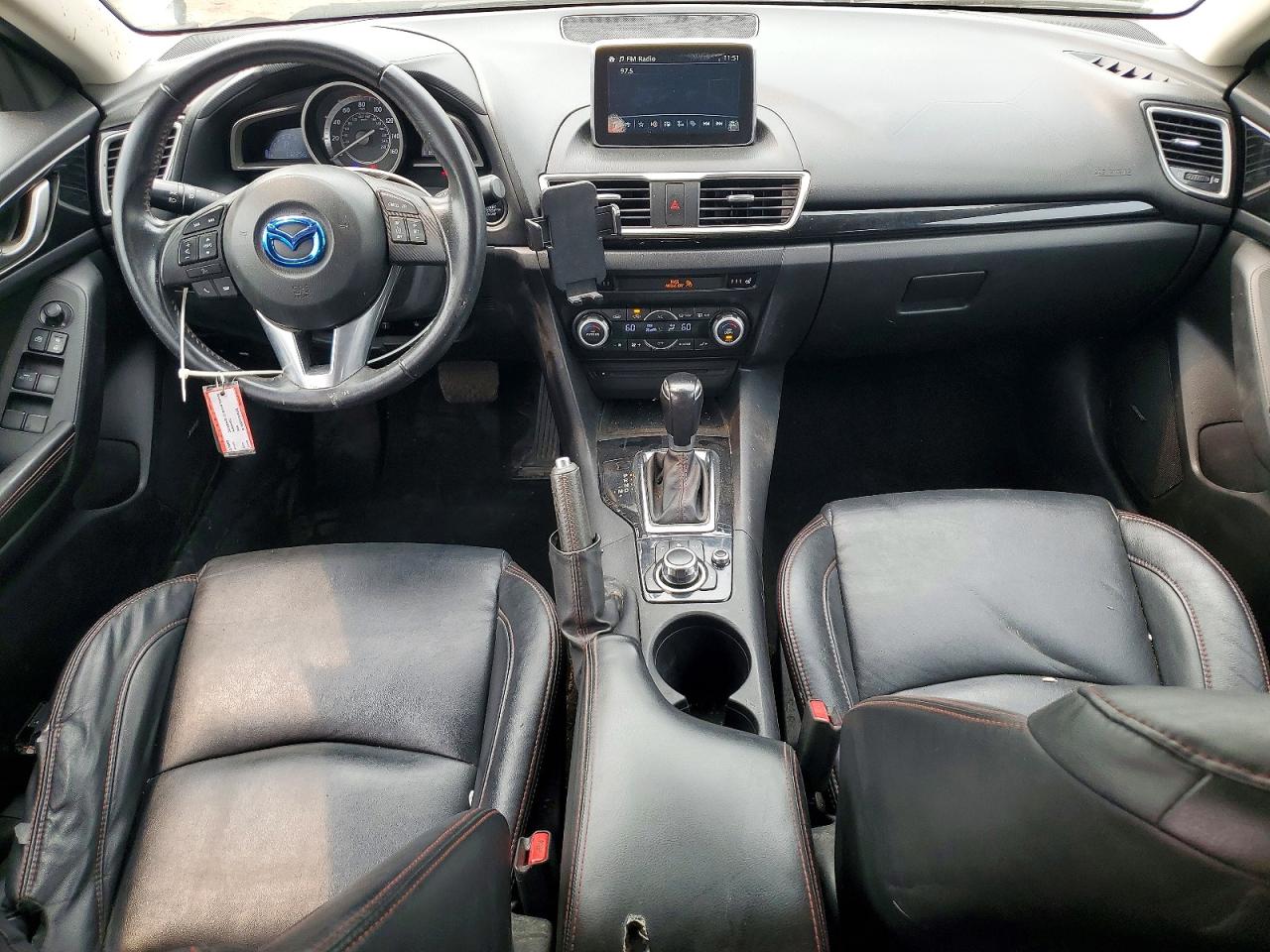 2015 Mazda 3 Grand Touring Blue vin: JM1BM1M70F1234443