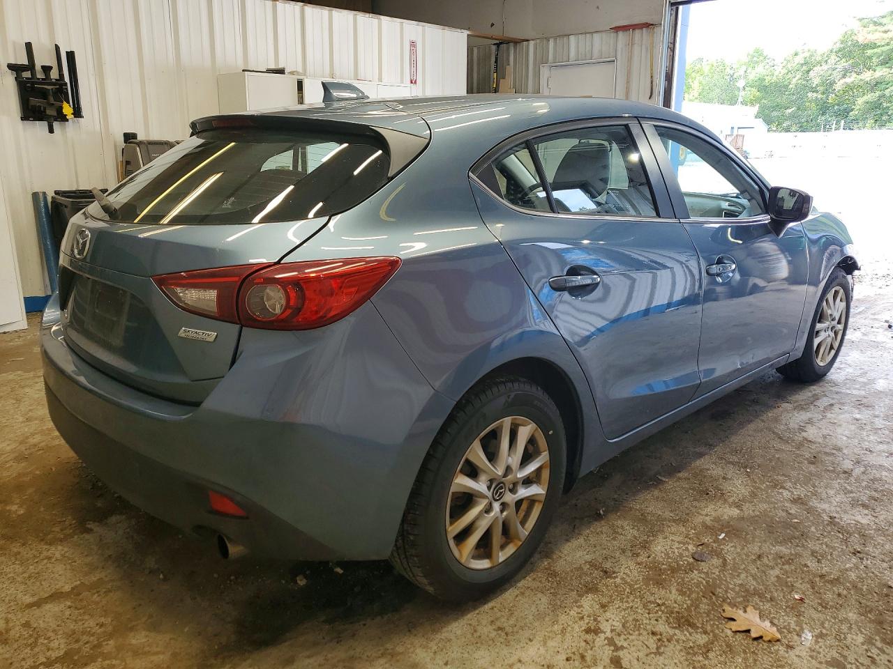 2015 Mazda 3 Grand Touring Blue vin: JM1BM1M70F1242414