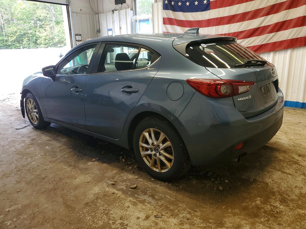 2015 Mazda 3 Grand Touring Blue vin: JM1BM1M70F1242414