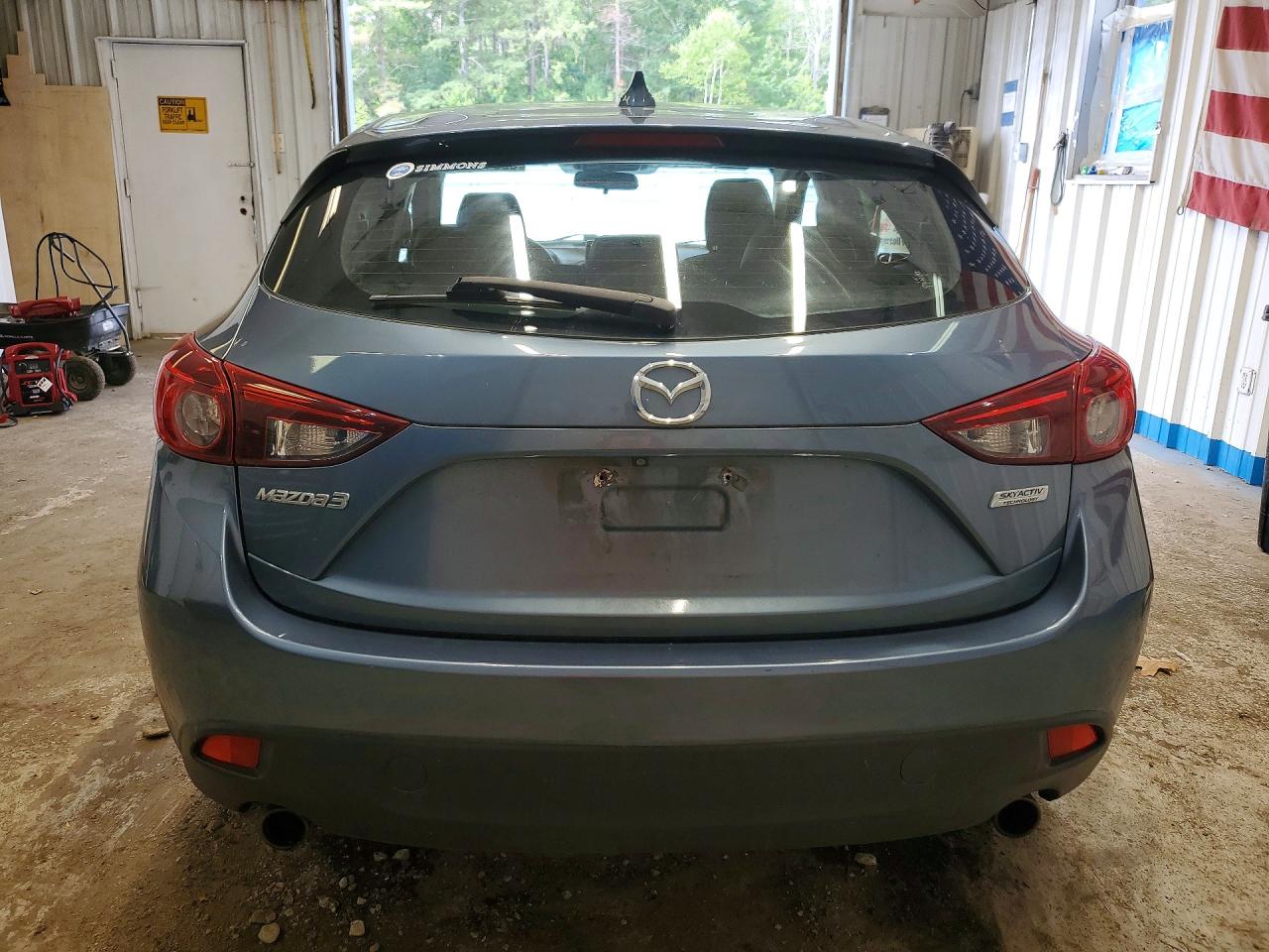 2015 Mazda 3 Grand Touring Blue vin: JM1BM1M70F1242414