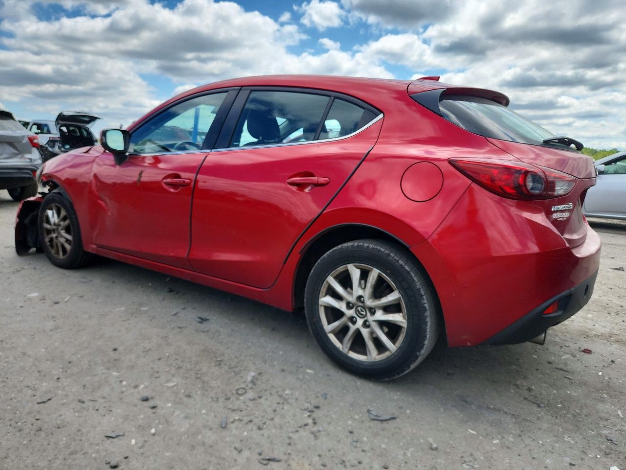 2014 Mazda 3 Grand Touring Red vin: JM1BM1M71E1107070