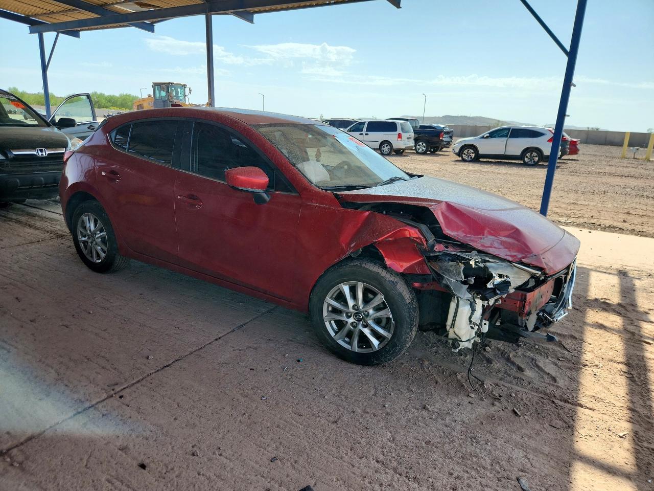 2014 Mazda 3 Grand Touring Red vin: JM1BM1M71E1203104