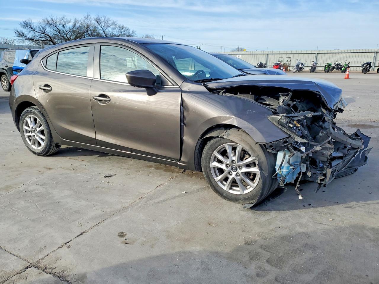 2014 Mazda 3 Grand Touring Brown vin: JM1BM1M71E1217245