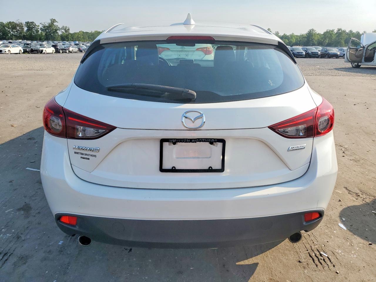 2015 Mazda 3 Grand Touring White vin: JM1BM1M71F1221880