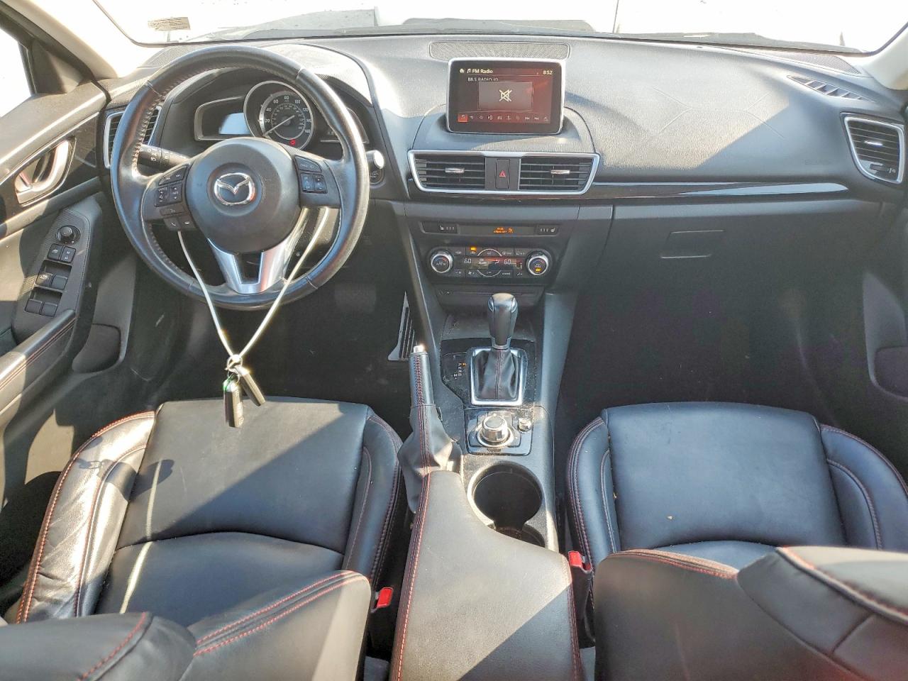 2015 Mazda 3 Grand Touring White vin: JM1BM1M71F1221880