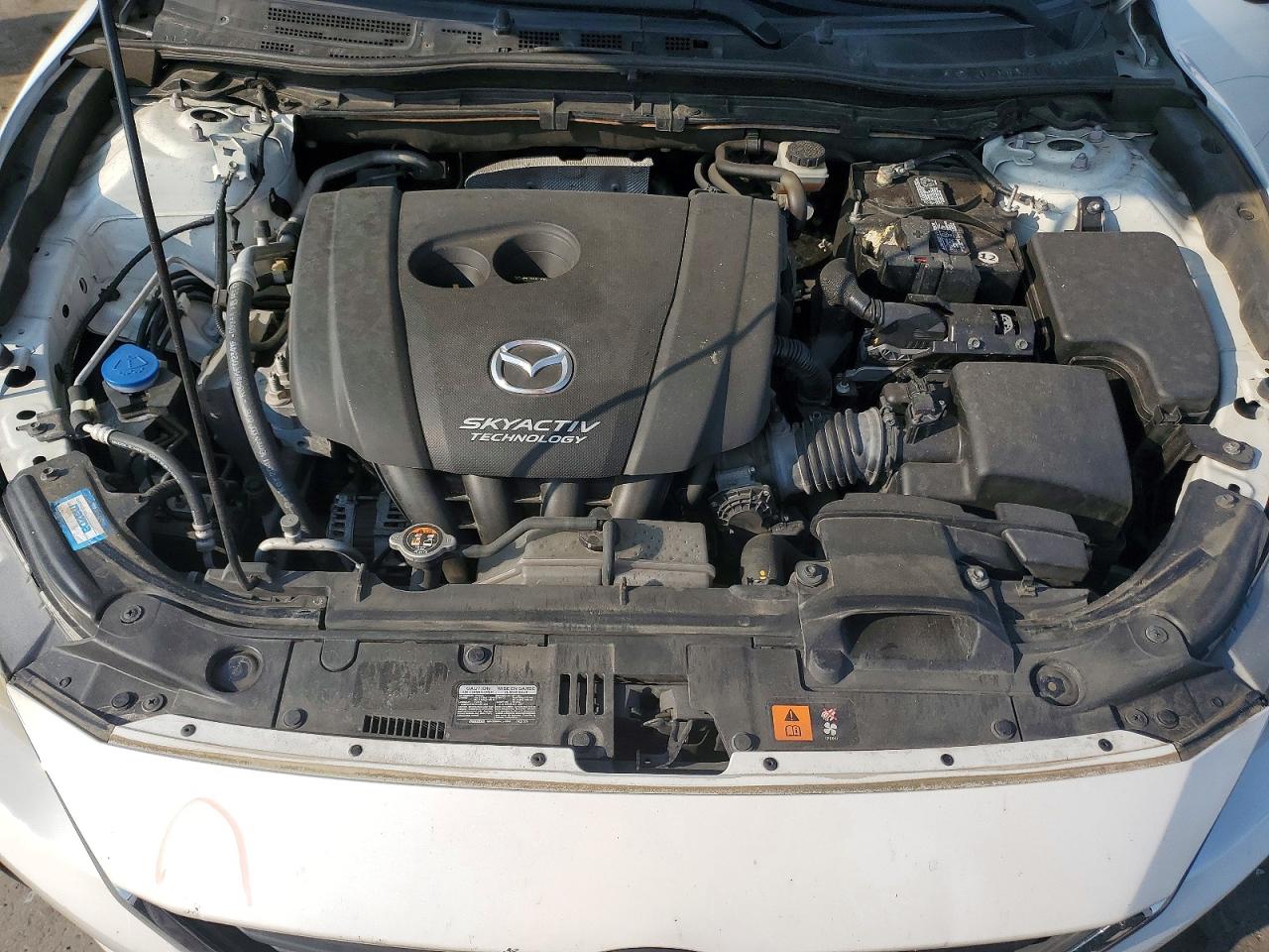 2015 Mazda 3 Grand Touring White vin: JM1BM1M71F1221880