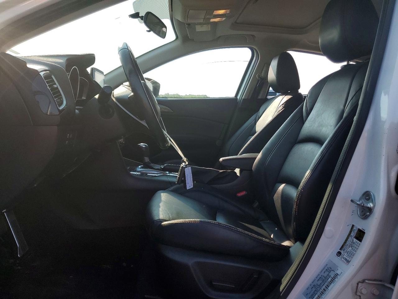 2015 Mazda 3 Grand Touring White vin: JM1BM1M71F1221880