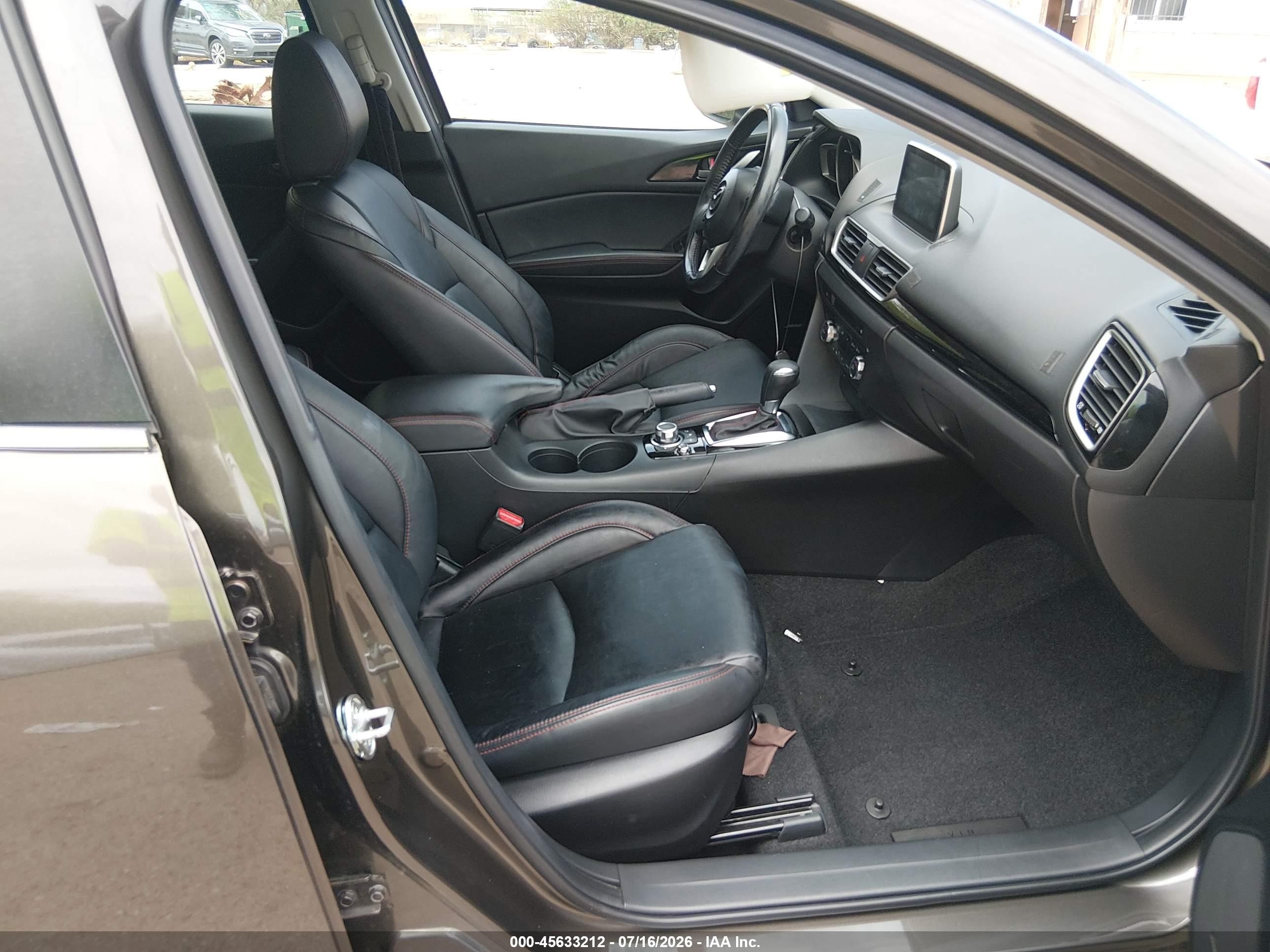2015 Mazda Mazda3 I Grand Touring Gray vin: JM1BM1M71F1274529