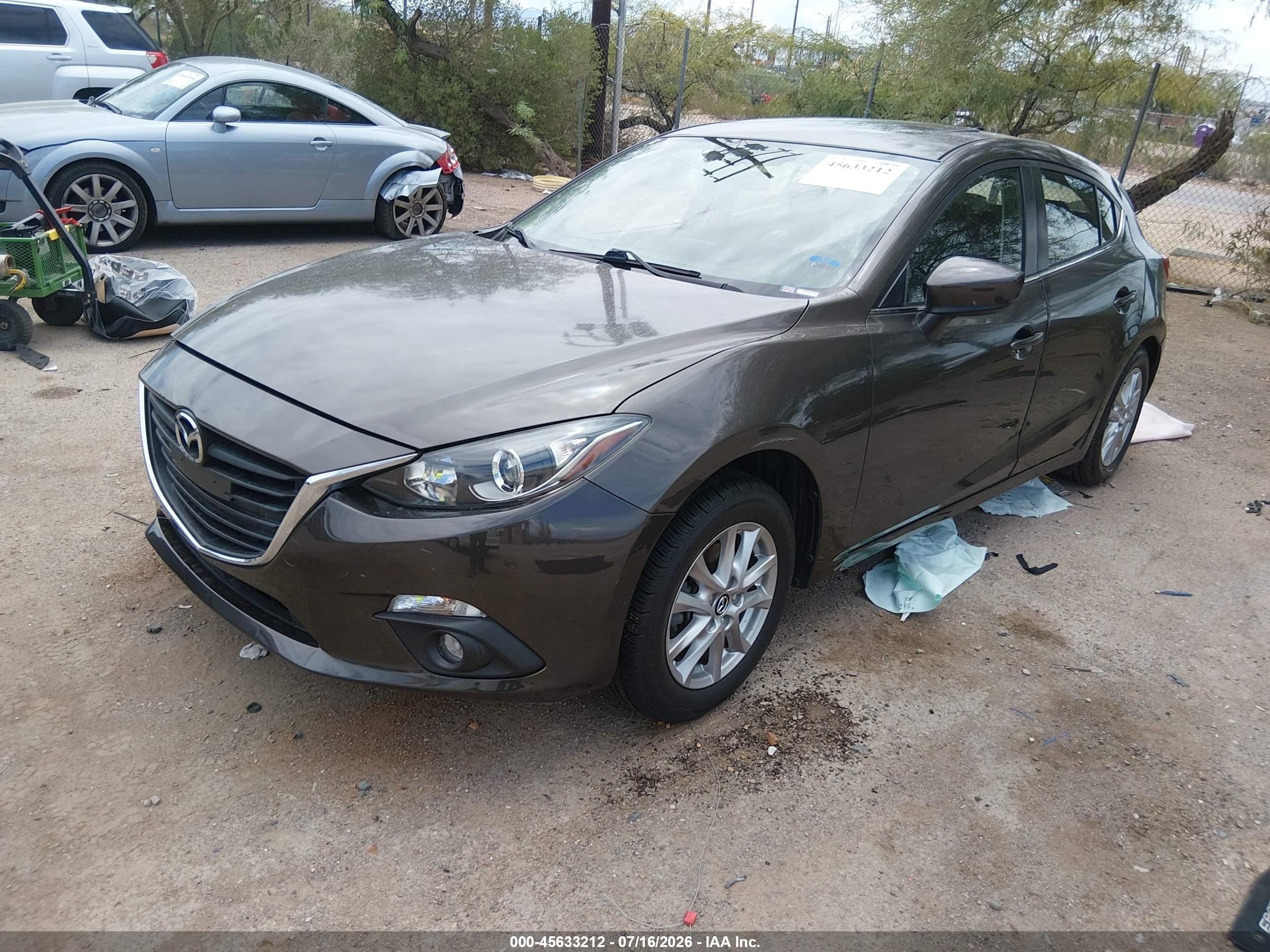 2015 Mazda Mazda3 I Grand Touring Gray vin: JM1BM1M71F1274529