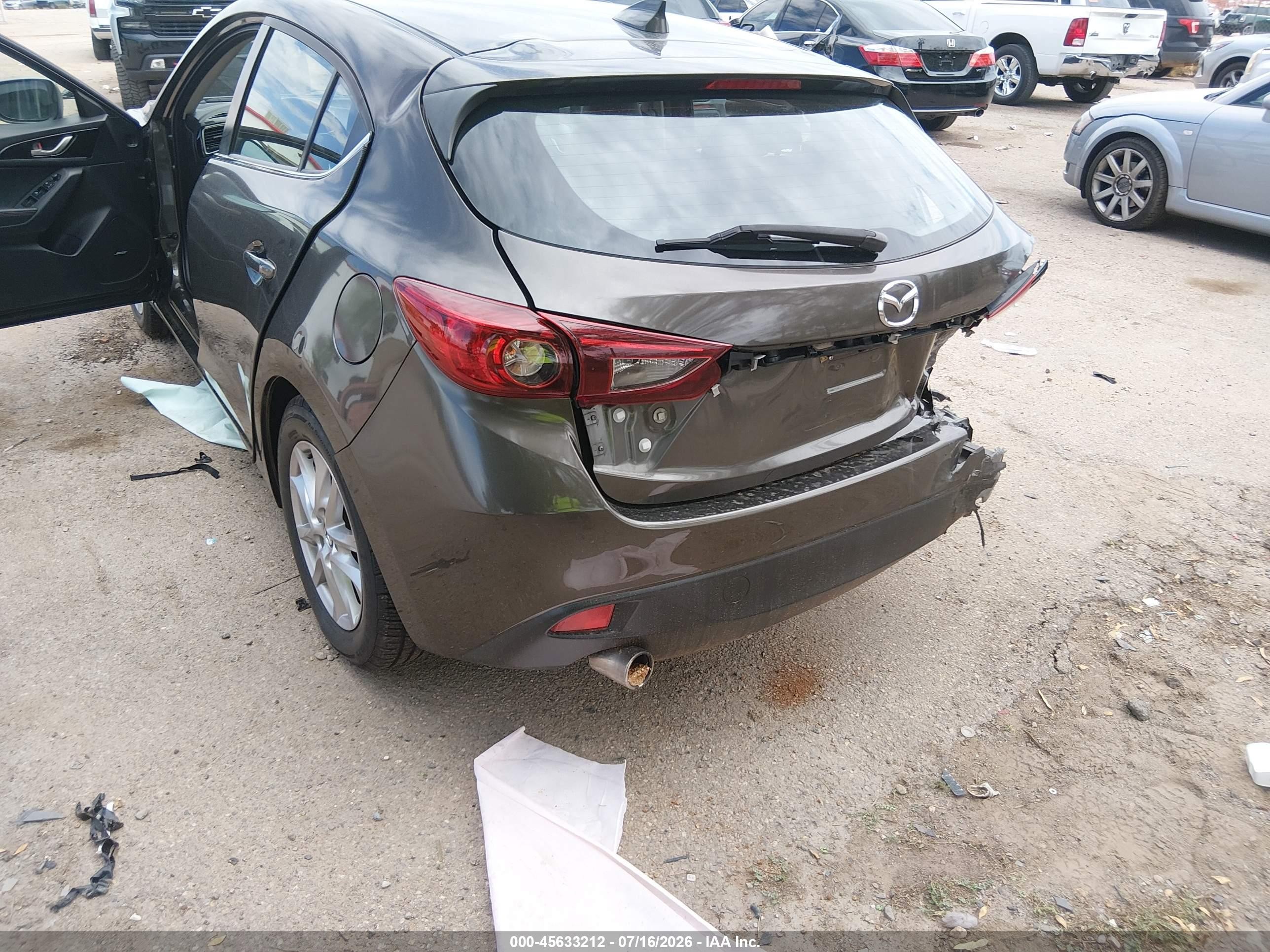 2015 Mazda Mazda3 I Grand Touring Gray vin: JM1BM1M71F1274529