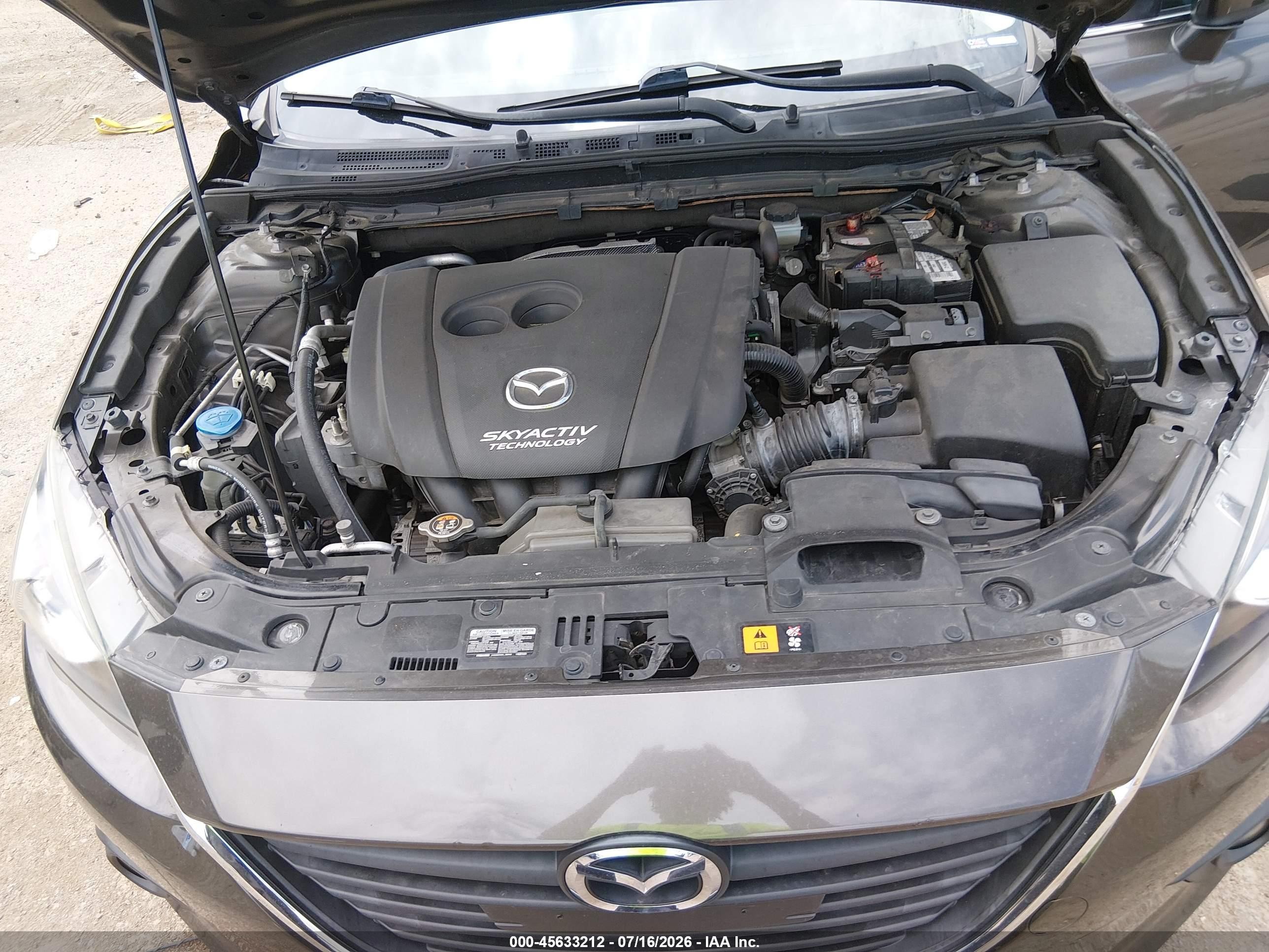 2015 Mazda Mazda3 I Grand Touring Gray vin: JM1BM1M71F1274529