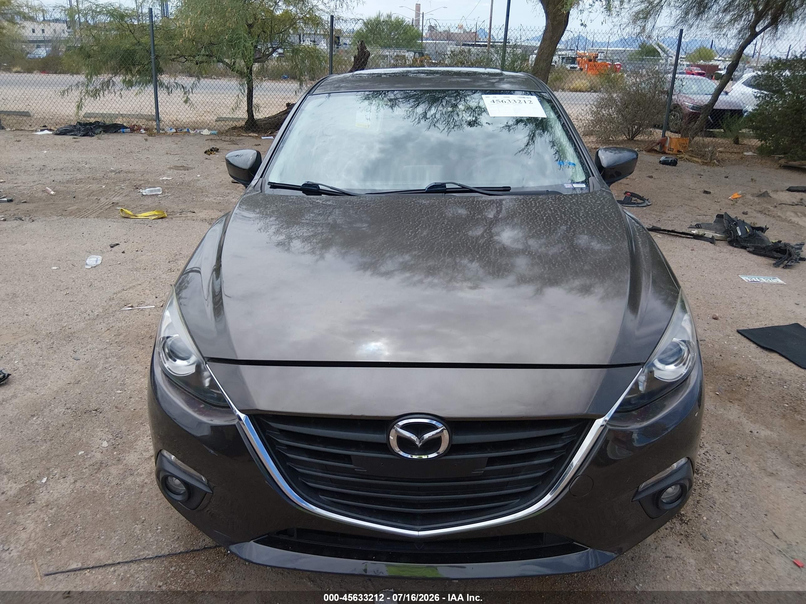 2015 Mazda Mazda3 I Grand Touring Gray vin: JM1BM1M71F1274529