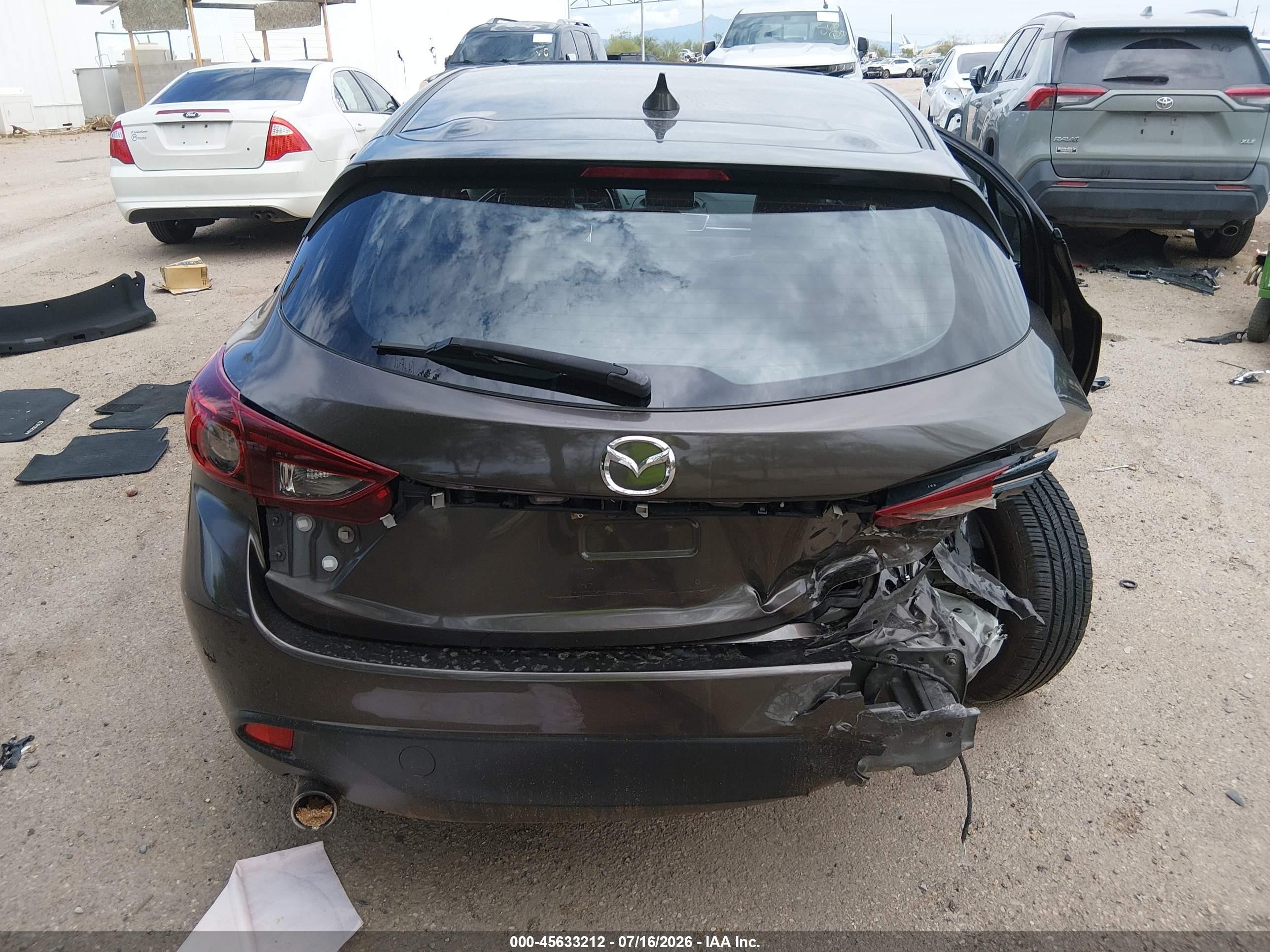 2015 Mazda Mazda3 I Grand Touring Gray vin: JM1BM1M71F1274529