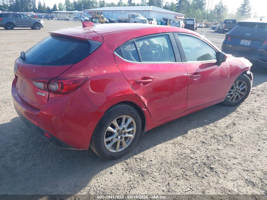 2014 Mazda Mazda3 I Grand Touring Red vin: JM1BM1M72E1148095