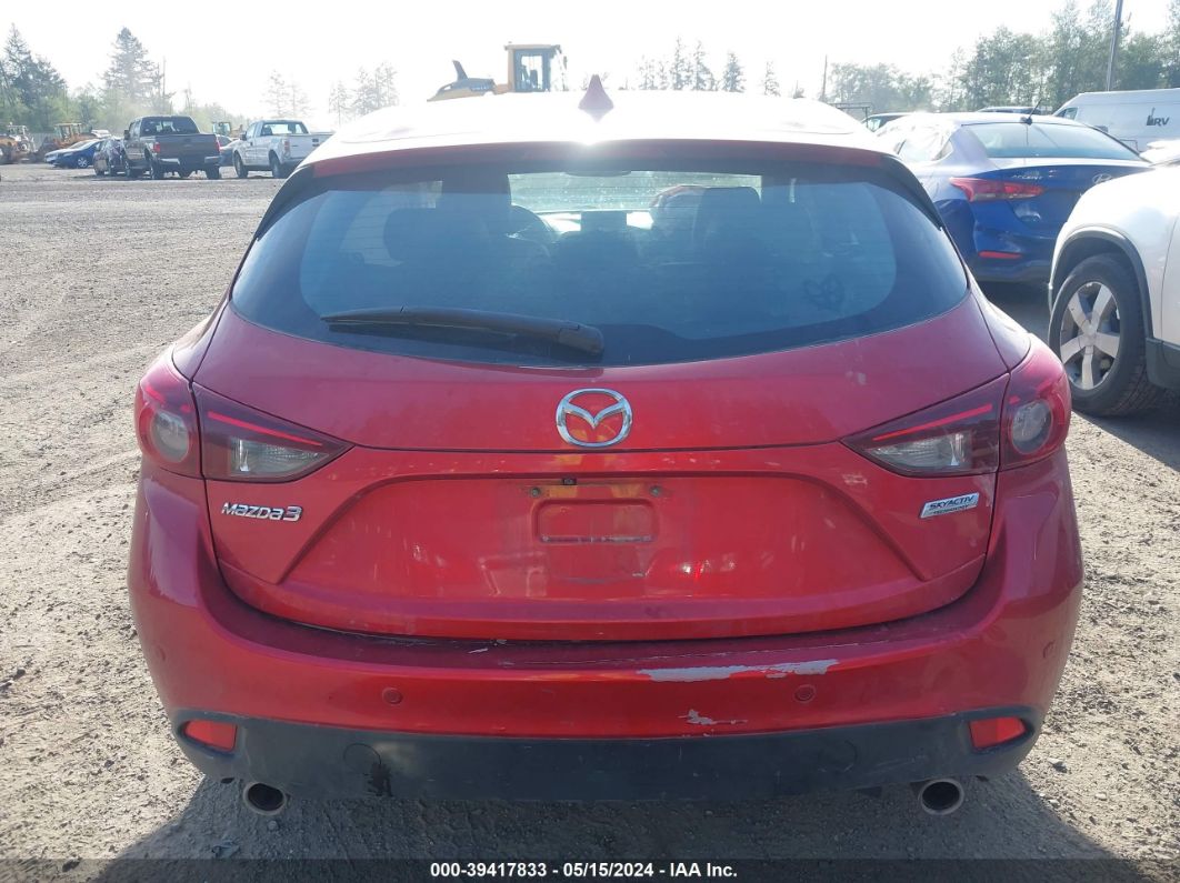 2014 Mazda Mazda3 I Grand Touring Red vin: JM1BM1M72E1148095