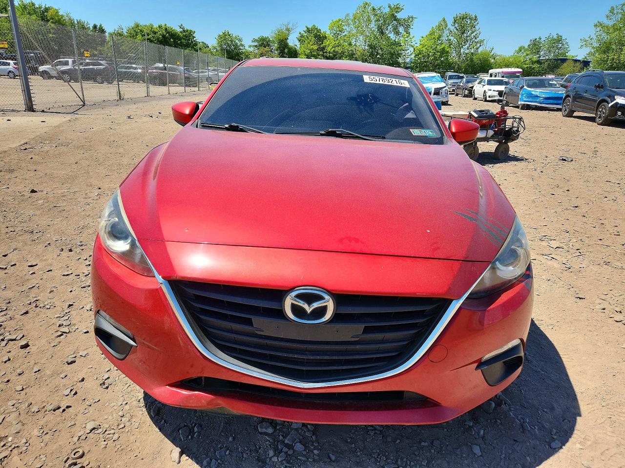 2014 Mazda 3 Grand Touring Red vin: JM1BM1M72E1211521
