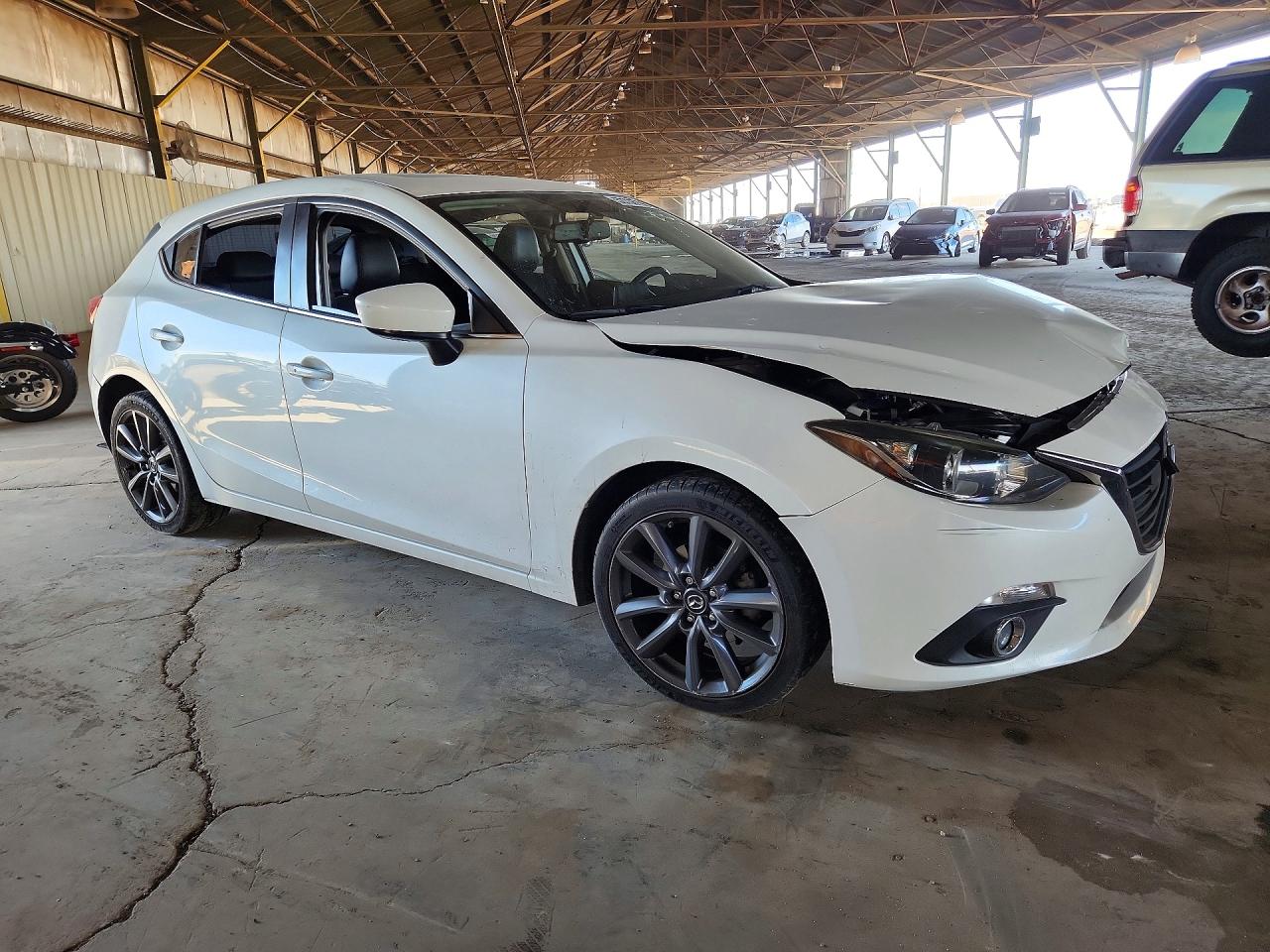 2014 Mazda 3 Grand Touring Белый vin: JM1BM1M72E1216847