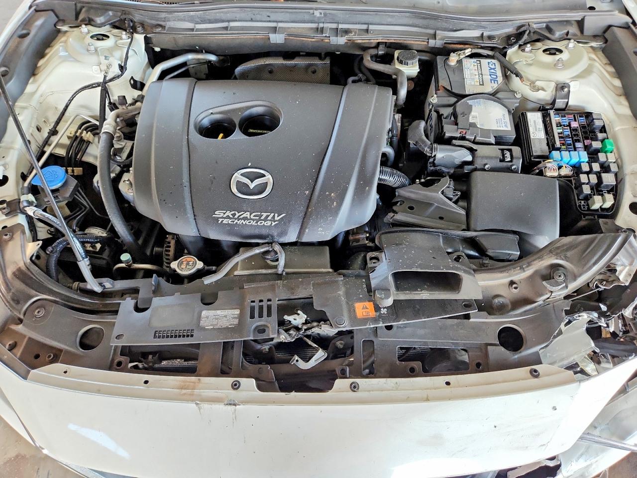 2014 Mazda 3 Grand Touring Белый vin: JM1BM1M72E1216847