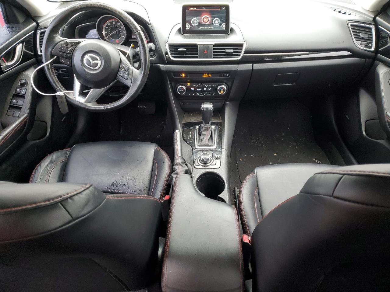 2014 Mazda 3 Grand Touring Black vin: JM1BM1M73E1102176