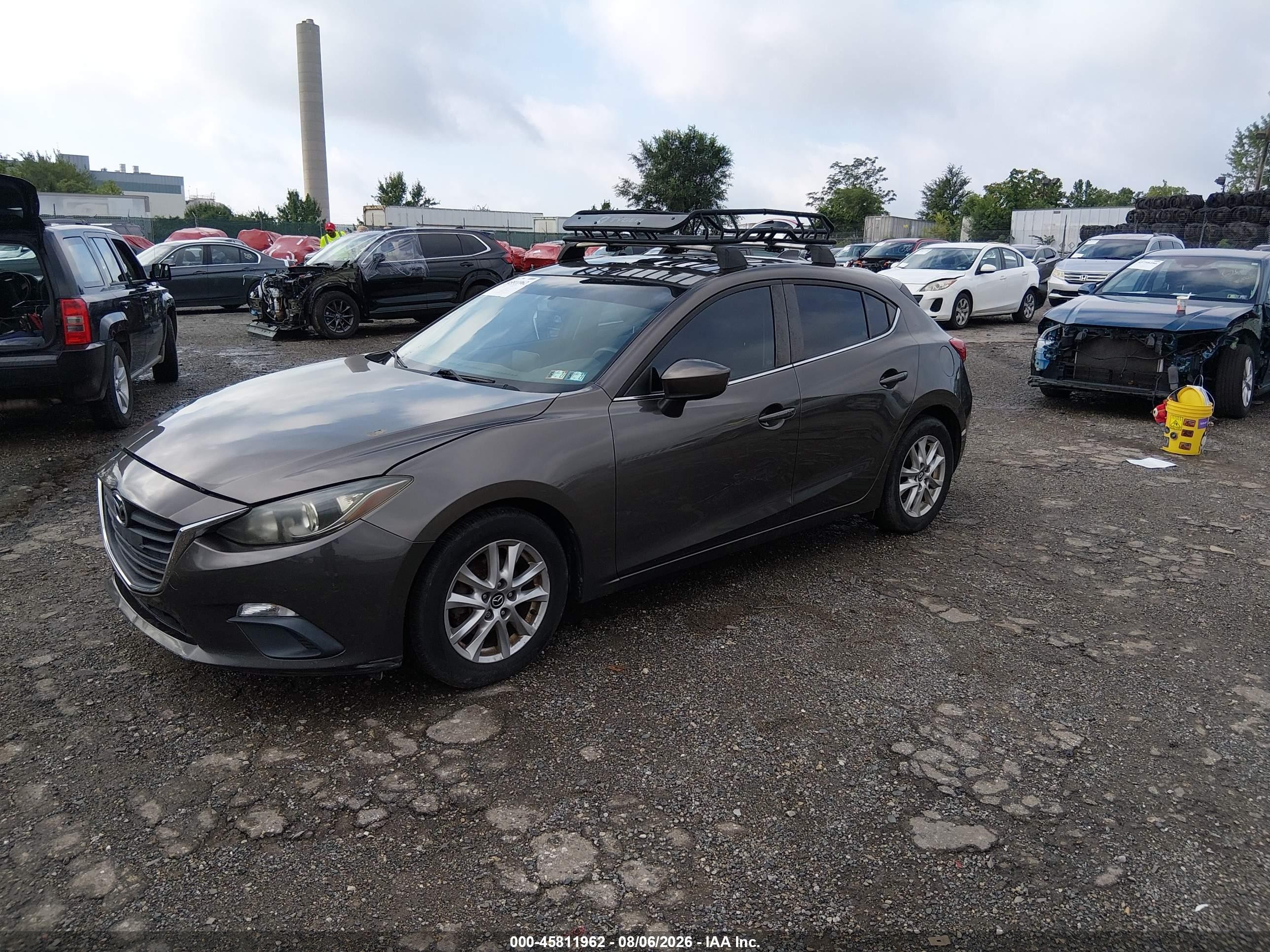 2014 Mazda Mazda3 I Grand Touring Коричневый vin: JM1BM1M73E1183857