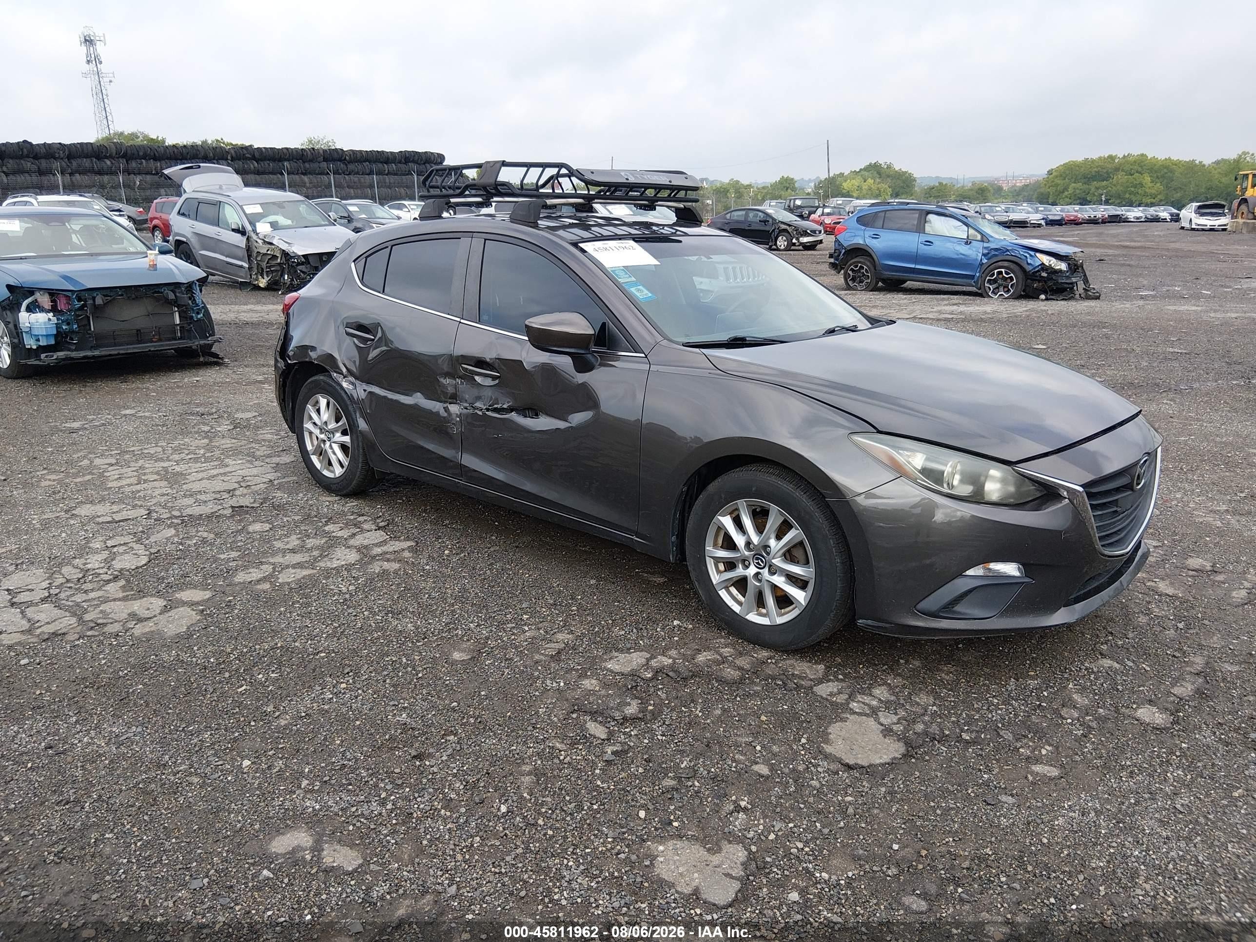 2014 Mazda Mazda3 I Grand Touring Коричневый vin: JM1BM1M73E1183857