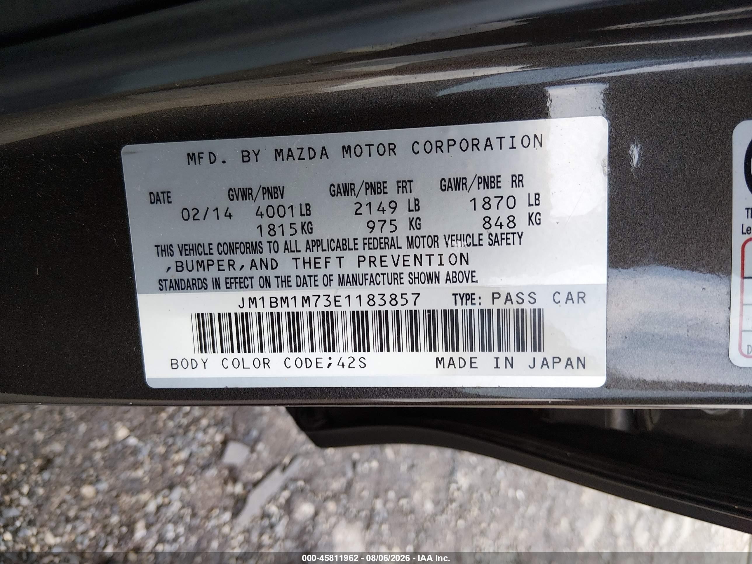 2014 Mazda Mazda3 I Grand Touring Коричневый vin: JM1BM1M73E1183857
