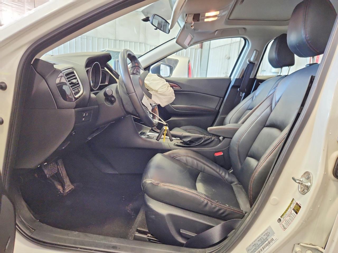 2014 Mazda 3 Grand Touring Белый vin: JM1BM1M73E1210314