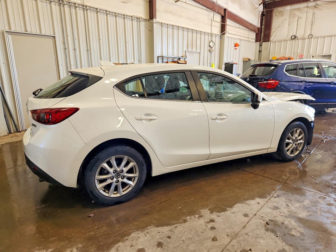2014 Mazda 3 Grand Touring Белый vin: JM1BM1M73E1210314
