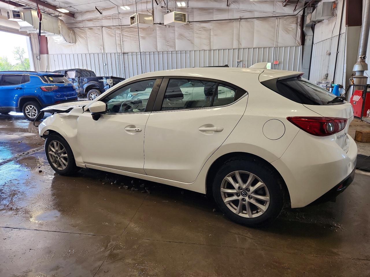 2014 Mazda 3 Grand Touring Белый vin: JM1BM1M73E1210314
