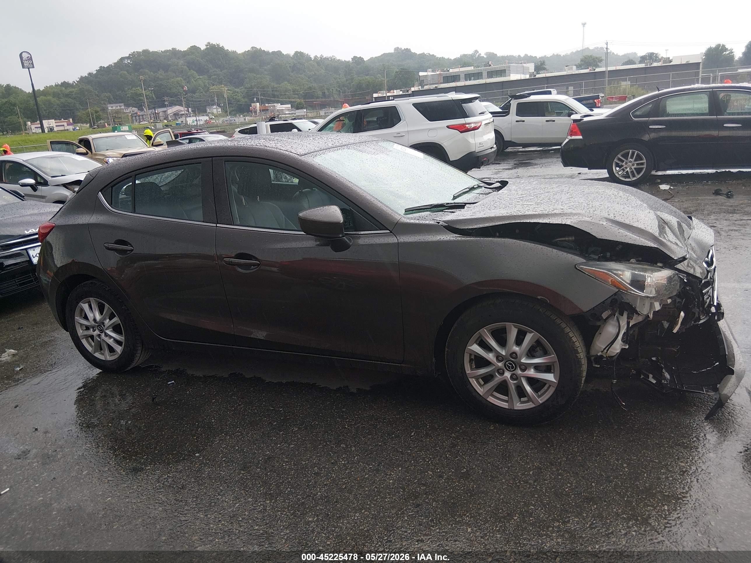 2015 Mazda Mazda3 I Grand Touring Gray vin: JM1BM1M73F1239233