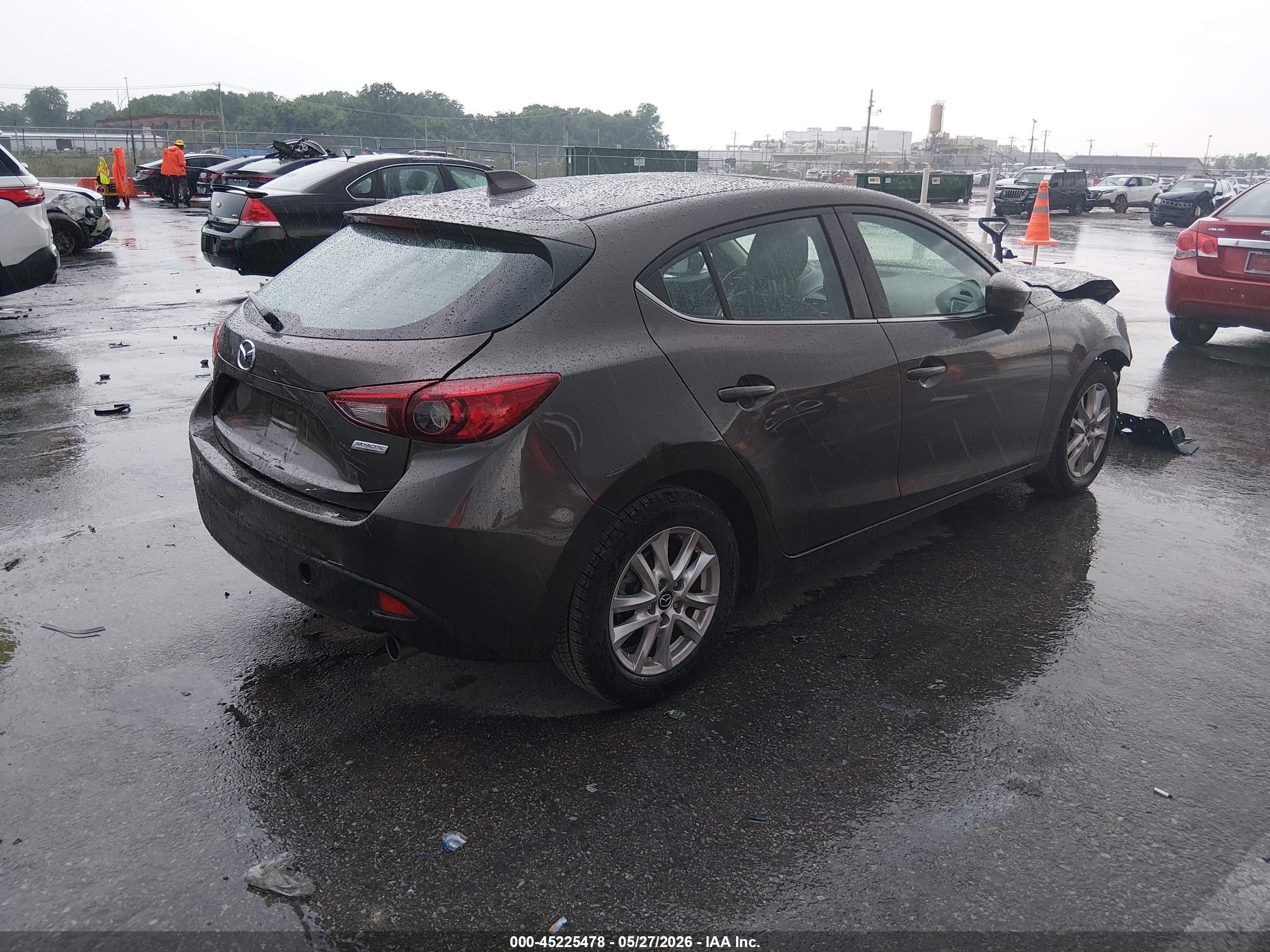 2015 Mazda Mazda3 I Grand Touring Gray vin: JM1BM1M73F1239233