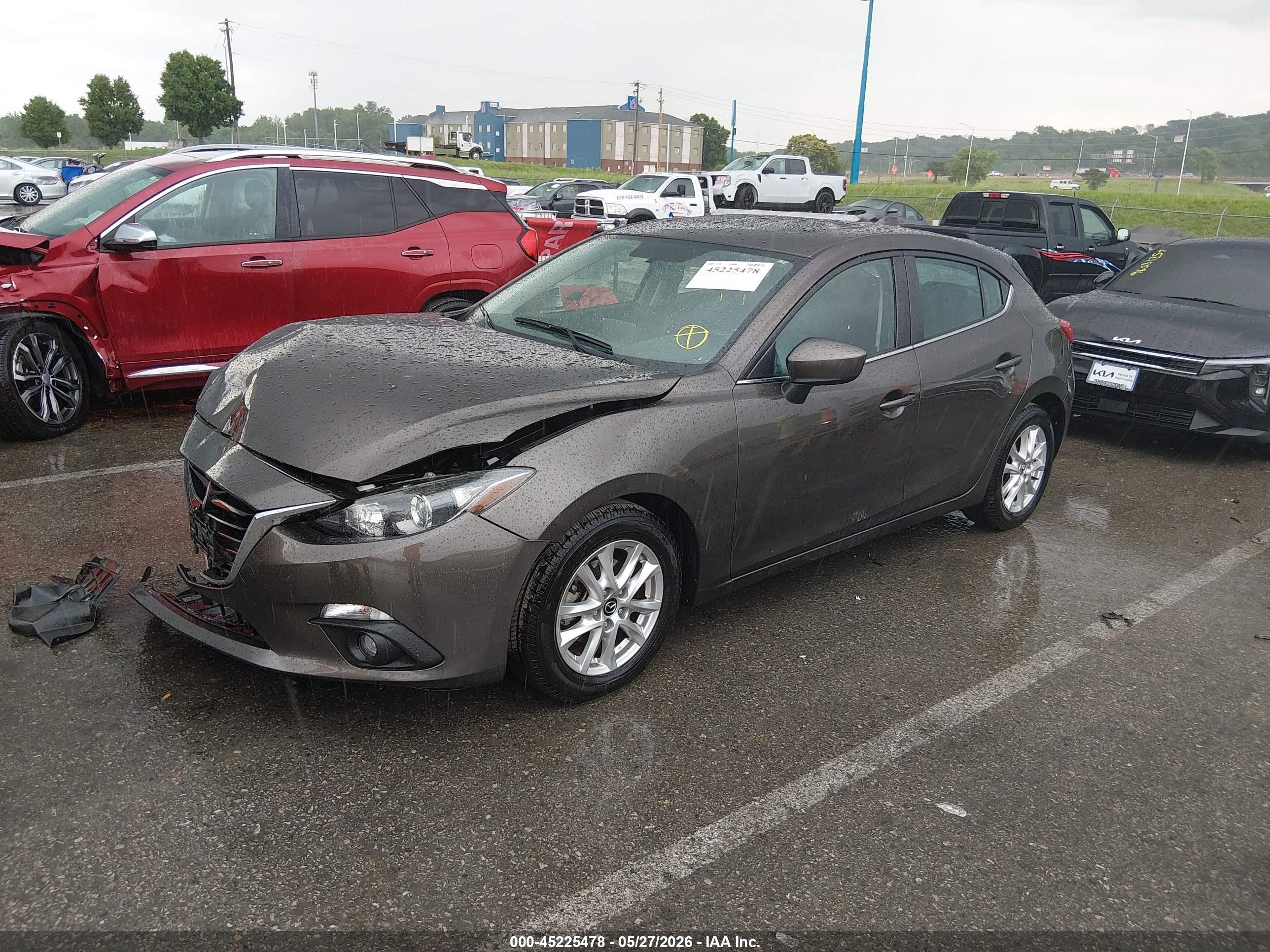 2015 Mazda Mazda3 I Grand Touring Gray vin: JM1BM1M73F1239233