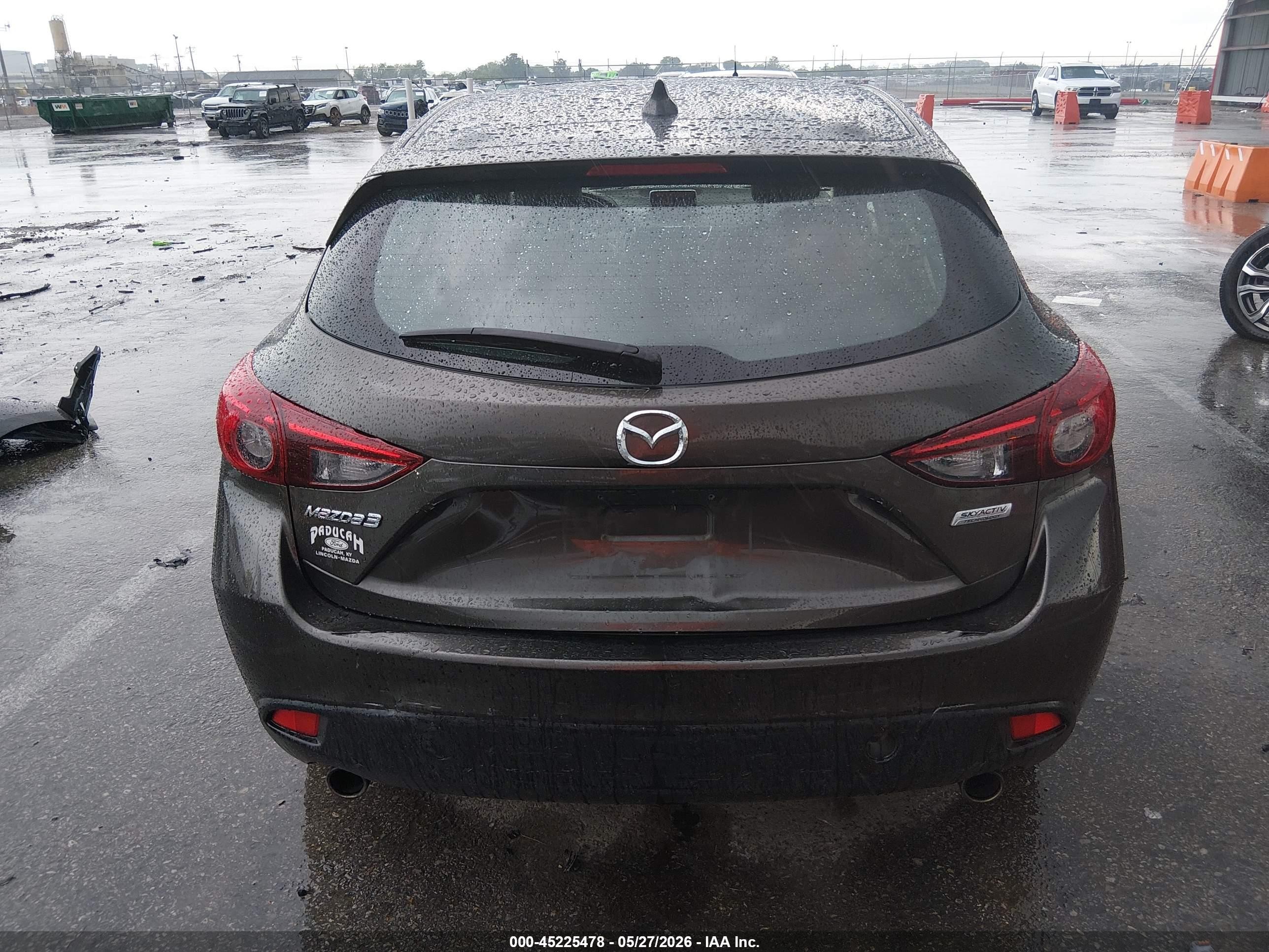 2015 Mazda Mazda3 I Grand Touring Gray vin: JM1BM1M73F1239233