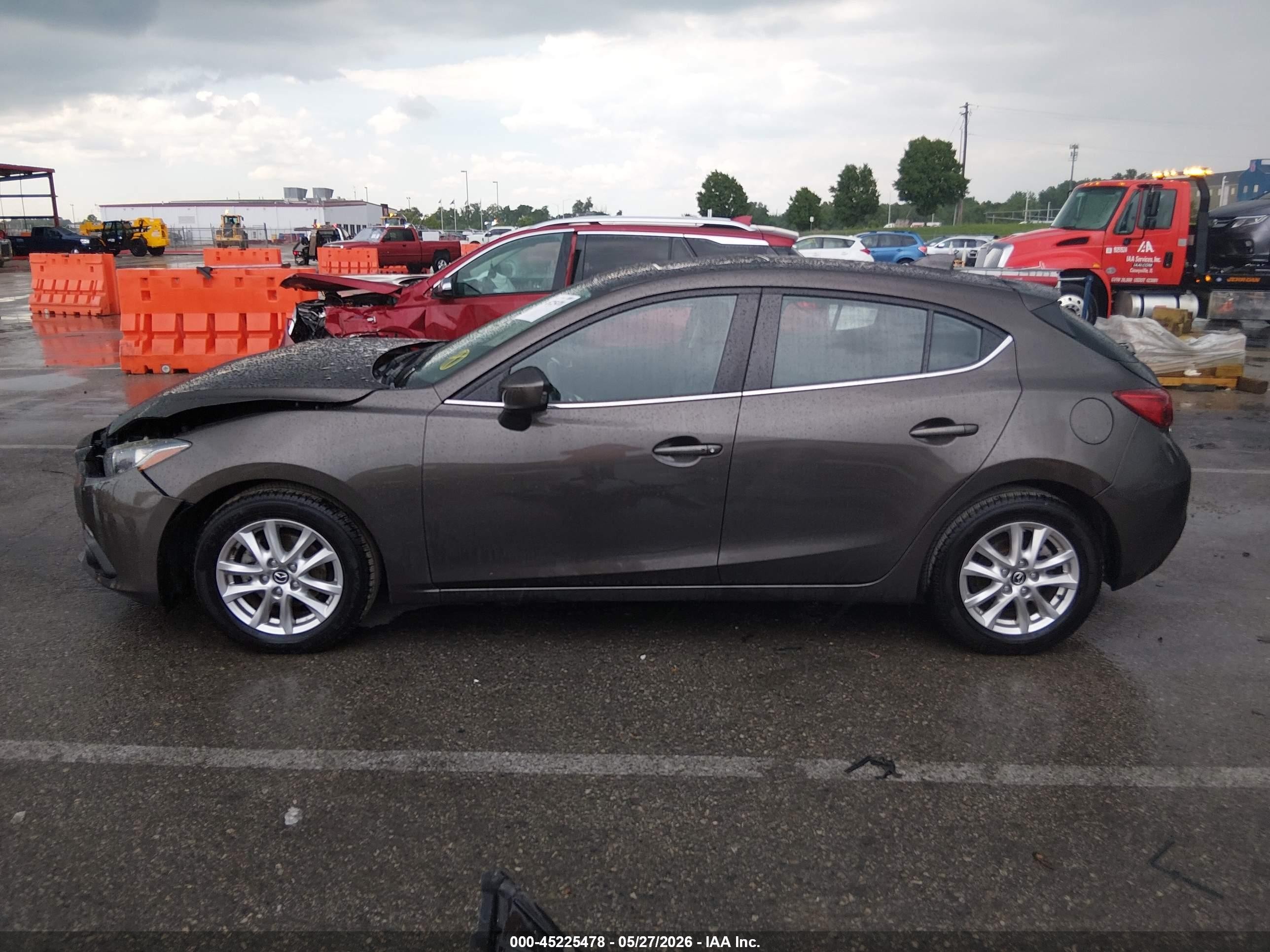 2015 Mazda Mazda3 I Grand Touring Gray vin: JM1BM1M73F1239233