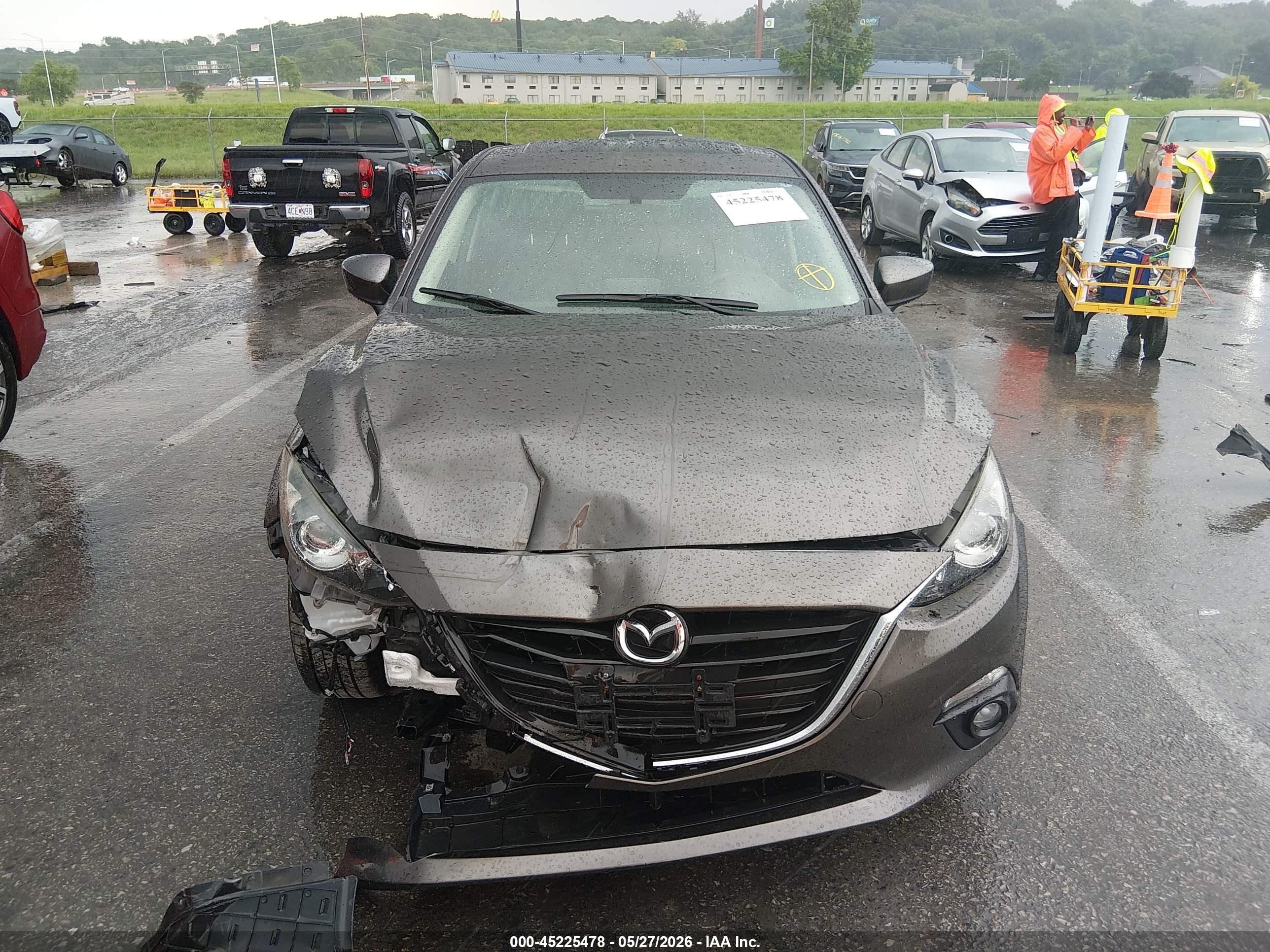 2015 Mazda Mazda3 I Grand Touring Gray vin: JM1BM1M73F1239233