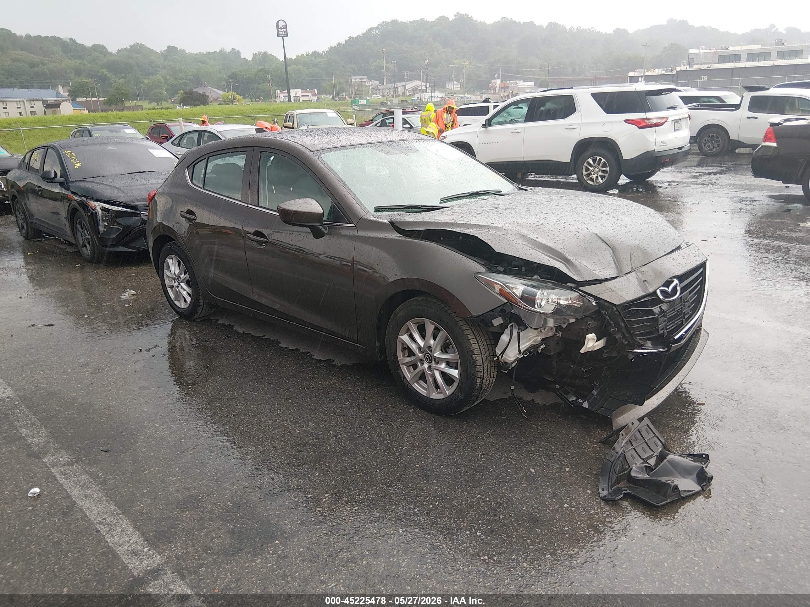 2015 Mazda Mazda3 I Grand Touring Gray vin: JM1BM1M73F1239233
