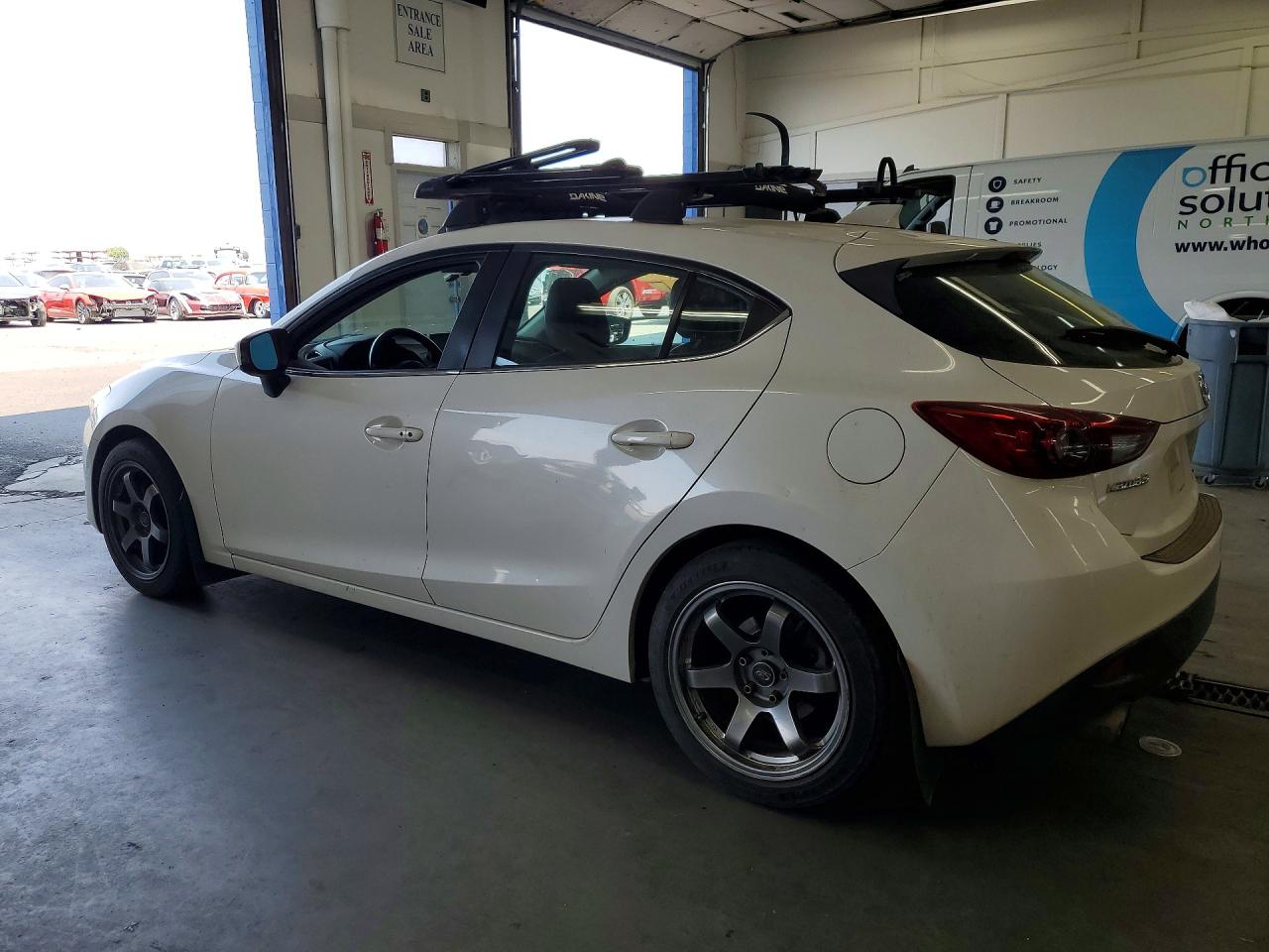 2014 Mazda 3 Grand Touring White vin: JM1BM1M74E1140399