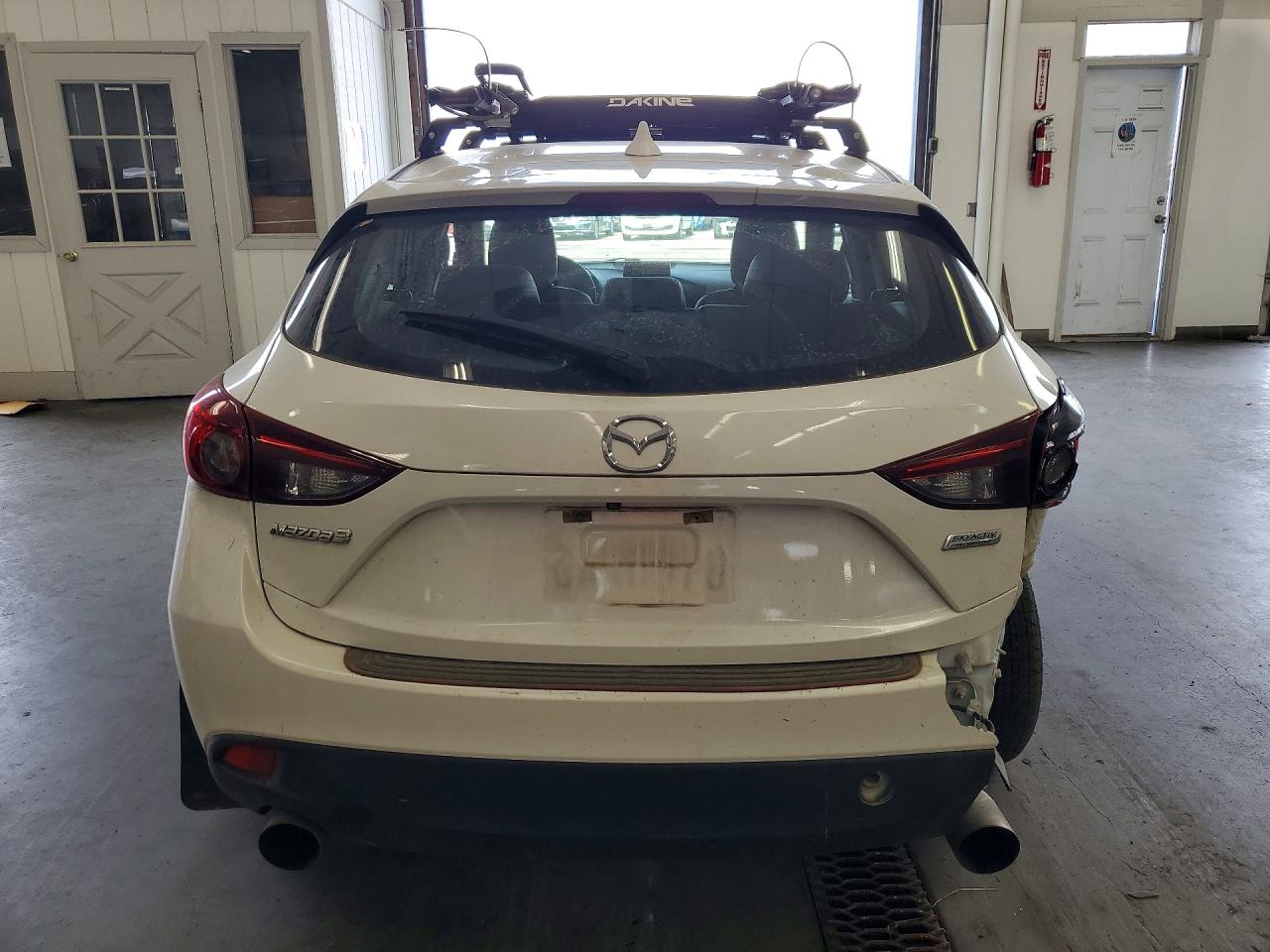 2014 Mazda 3 Grand Touring White vin: JM1BM1M74E1140399