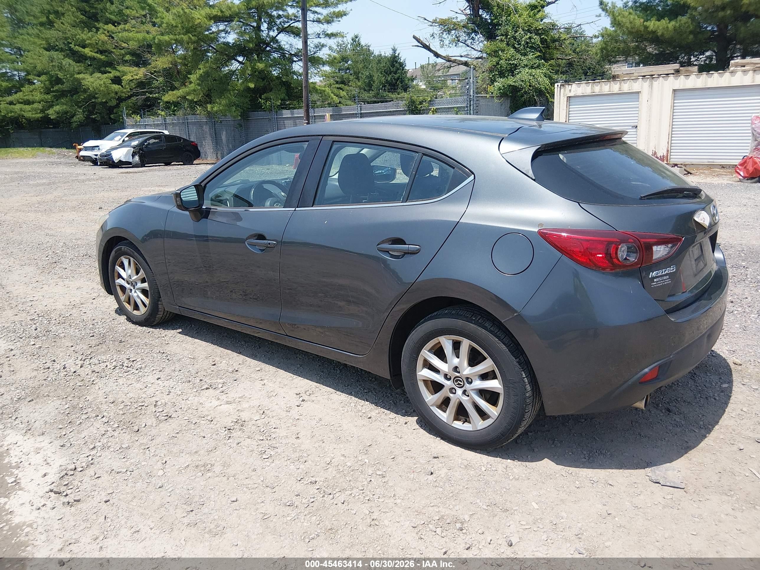 2015 Mazda Mazda3 I Grand Touring Gray vin: JM1BM1M74F1253027