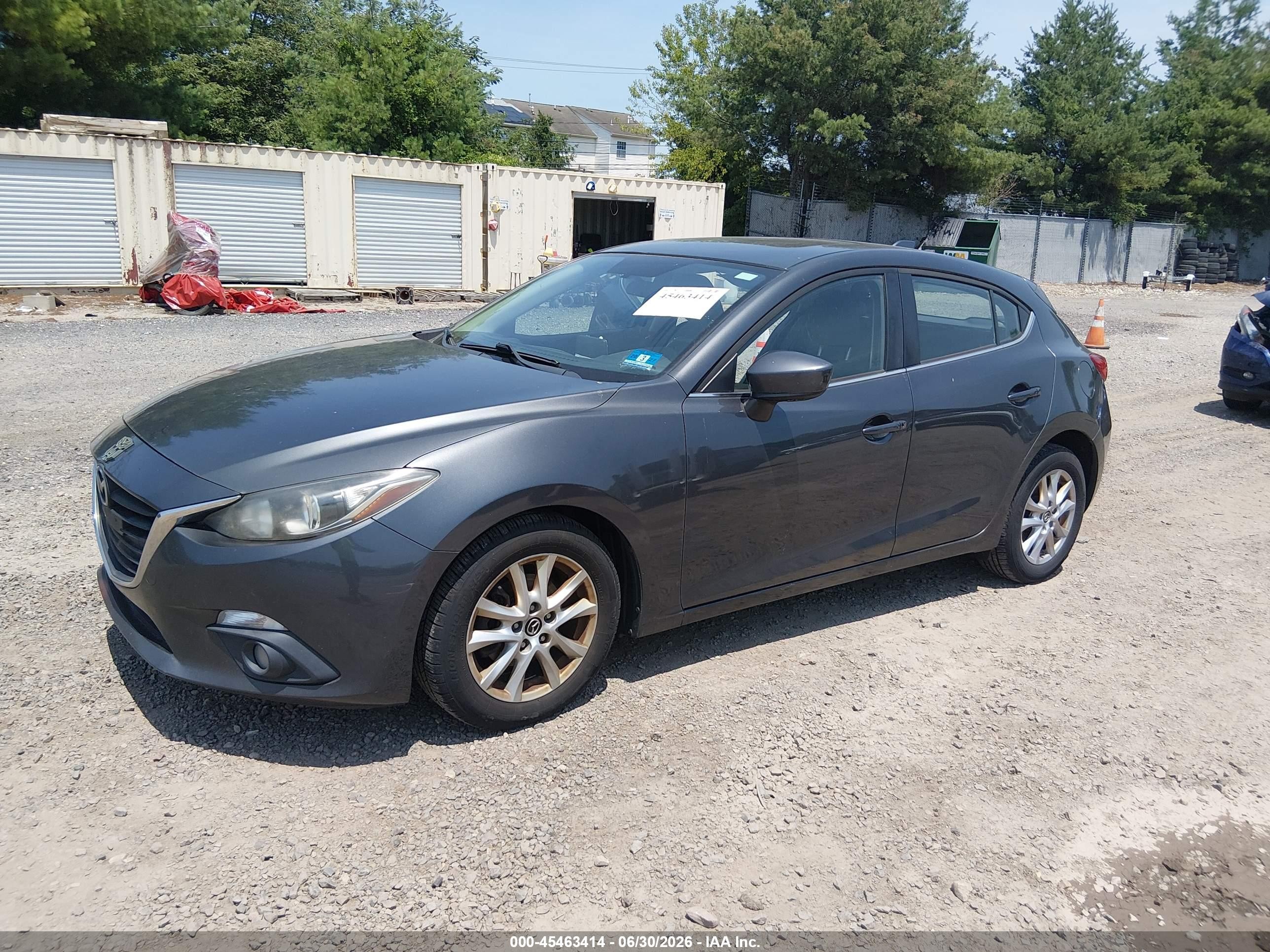 2015 Mazda Mazda3 I Grand Touring Gray vin: JM1BM1M74F1253027