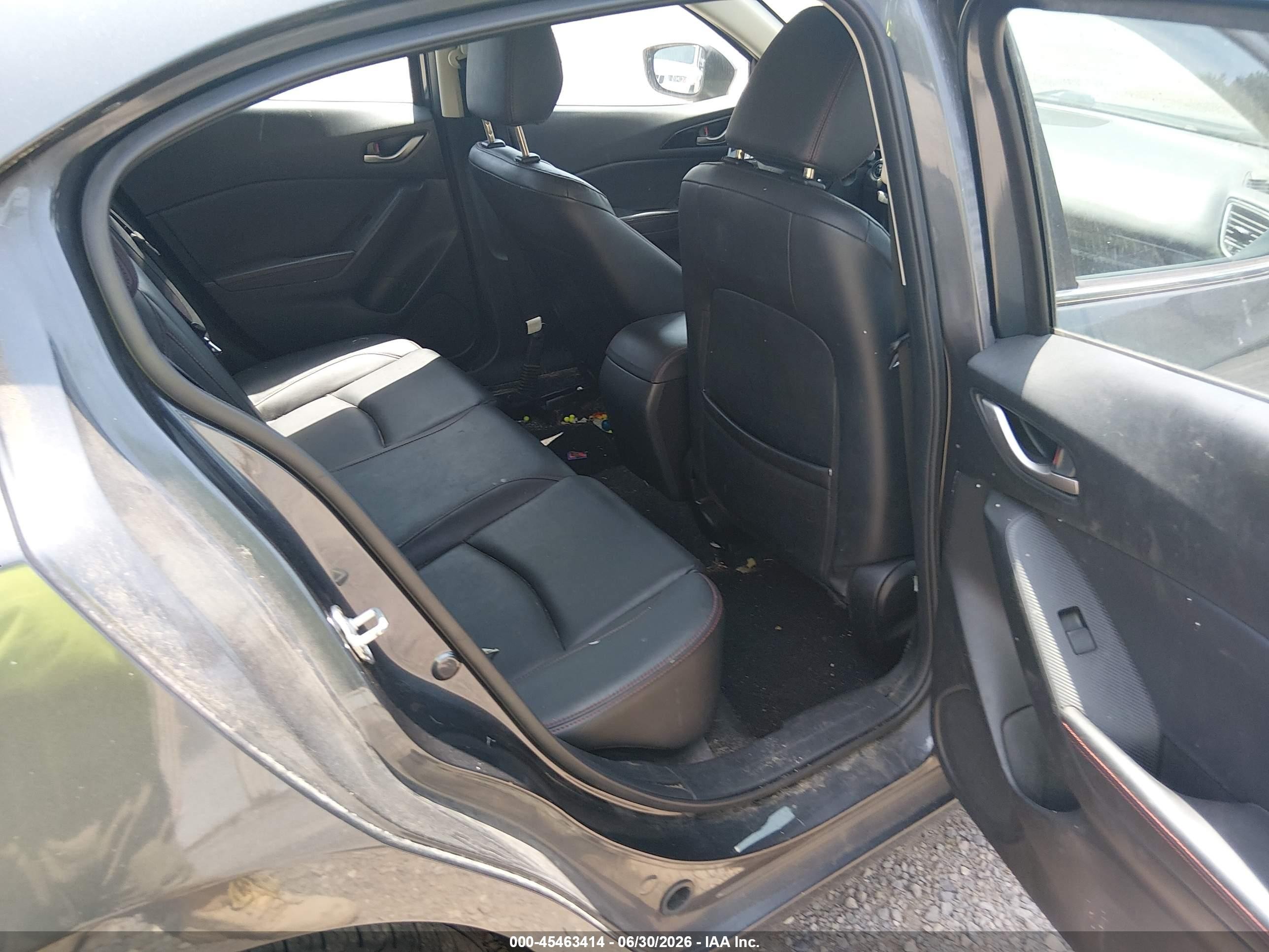 2015 Mazda Mazda3 I Grand Touring Gray vin: JM1BM1M74F1253027