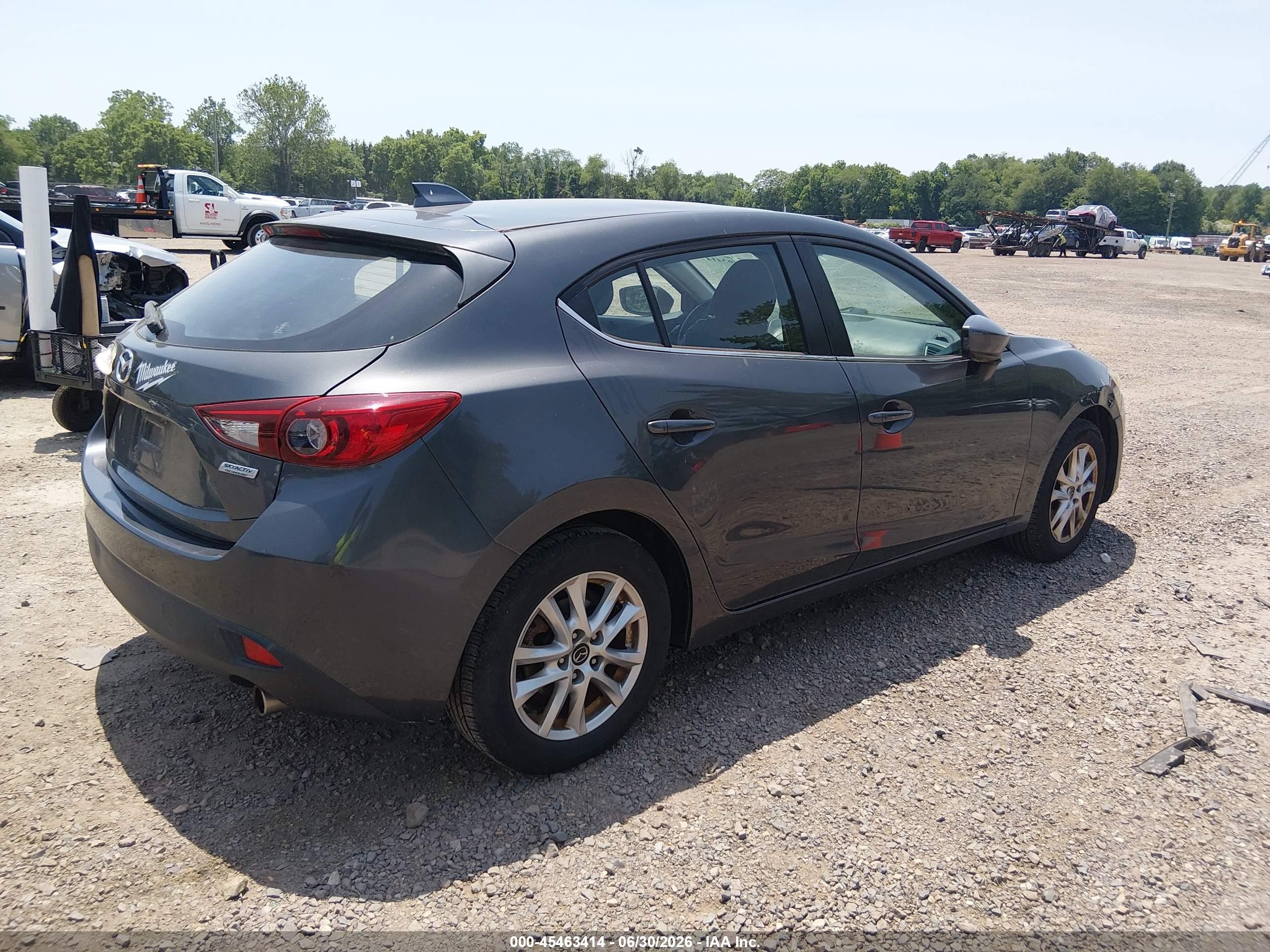 2015 Mazda Mazda3 I Grand Touring Gray vin: JM1BM1M74F1253027