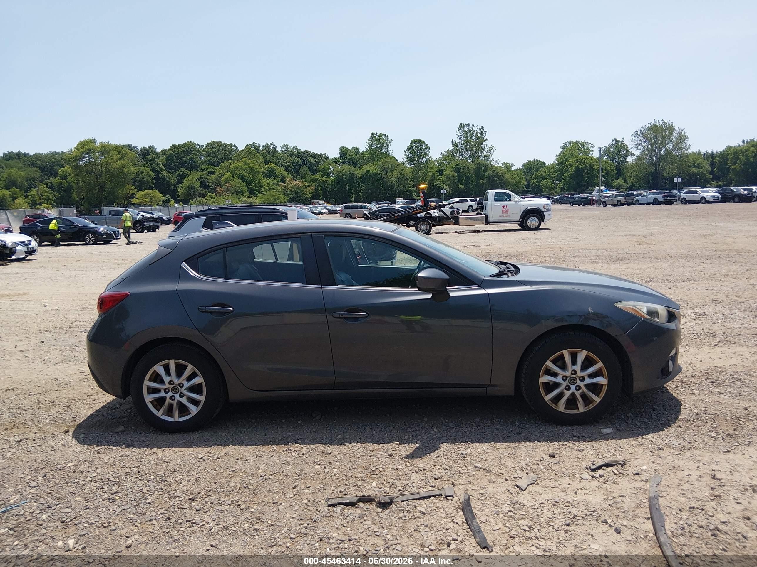 2015 Mazda Mazda3 I Grand Touring Gray vin: JM1BM1M74F1253027