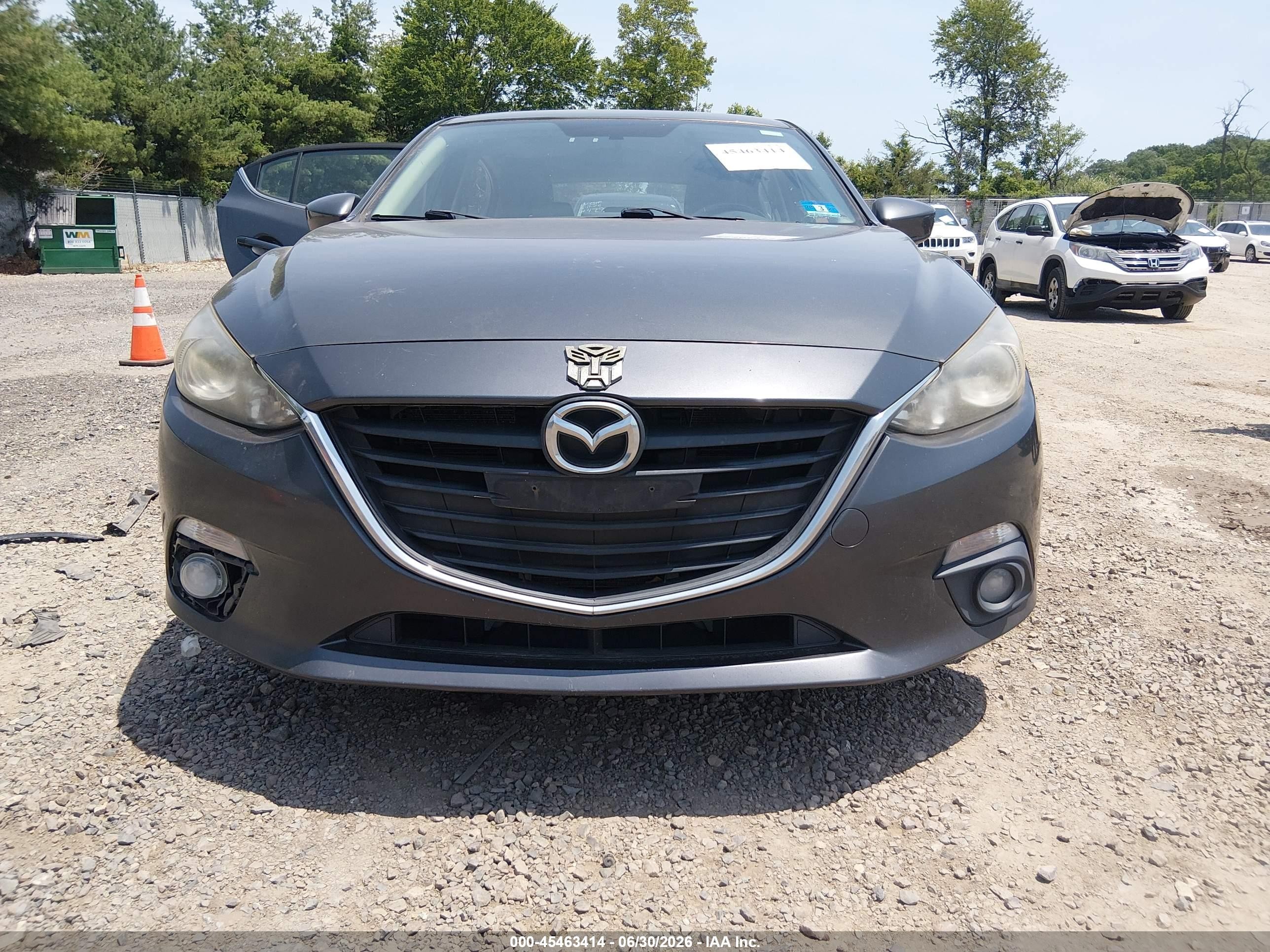 2015 Mazda Mazda3 I Grand Touring Gray vin: JM1BM1M74F1253027