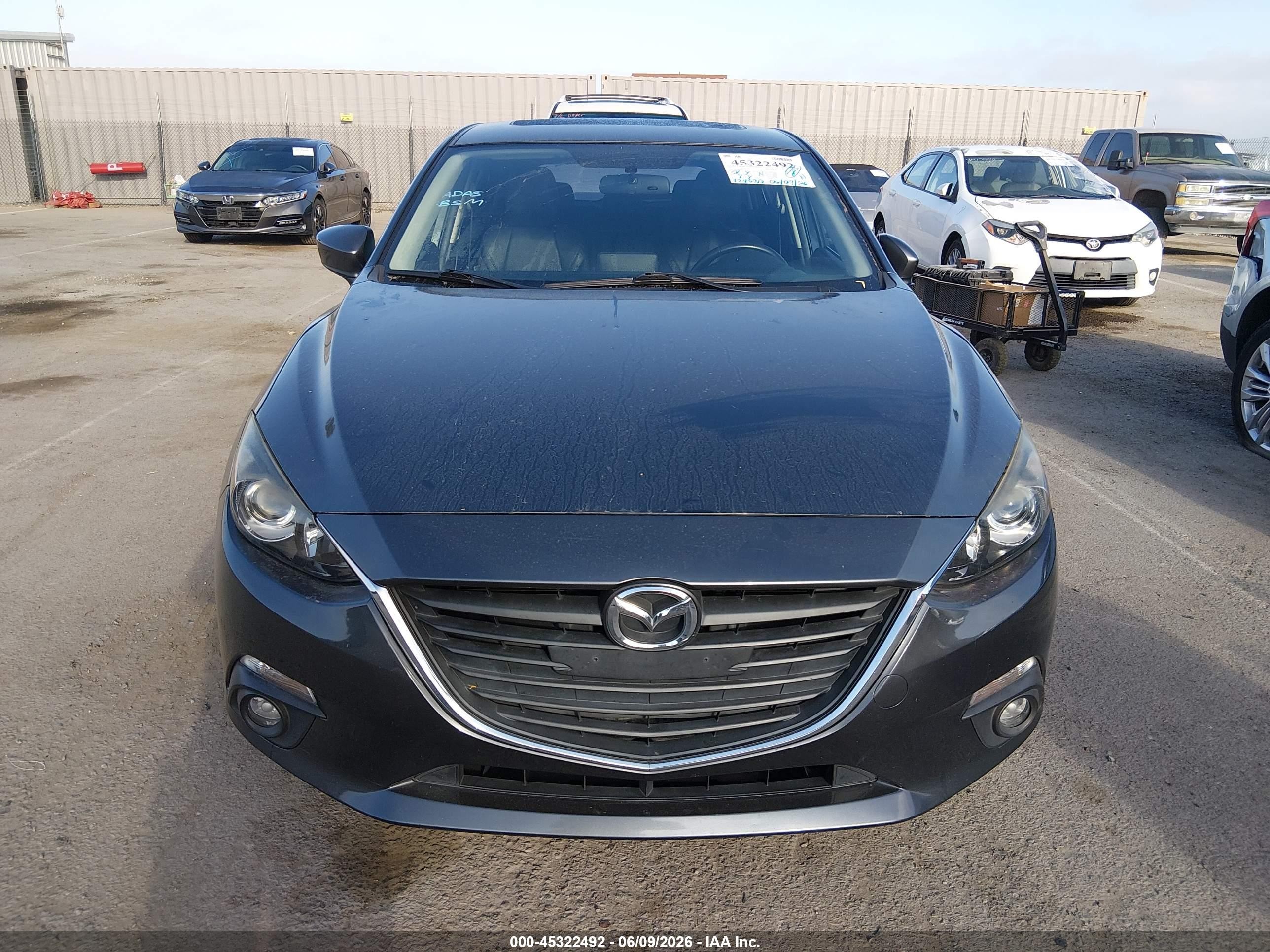 2015 Mazda Mazda3 I Grand Touring Gray vin: JM1BM1M75F1240383